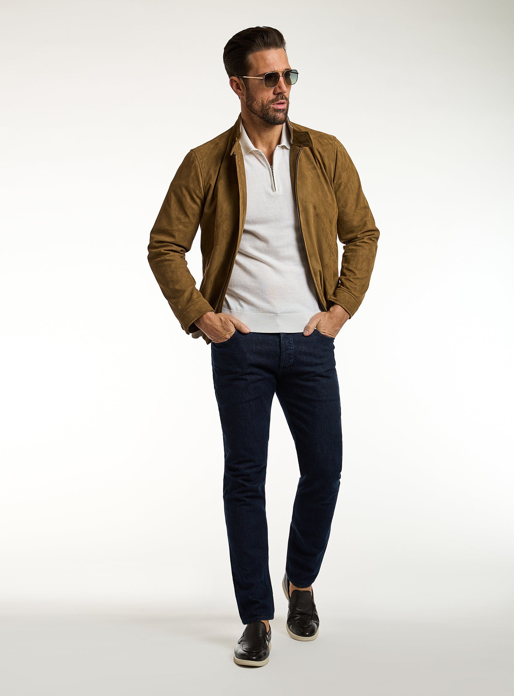 Refined Premium Dark Blue Jeans