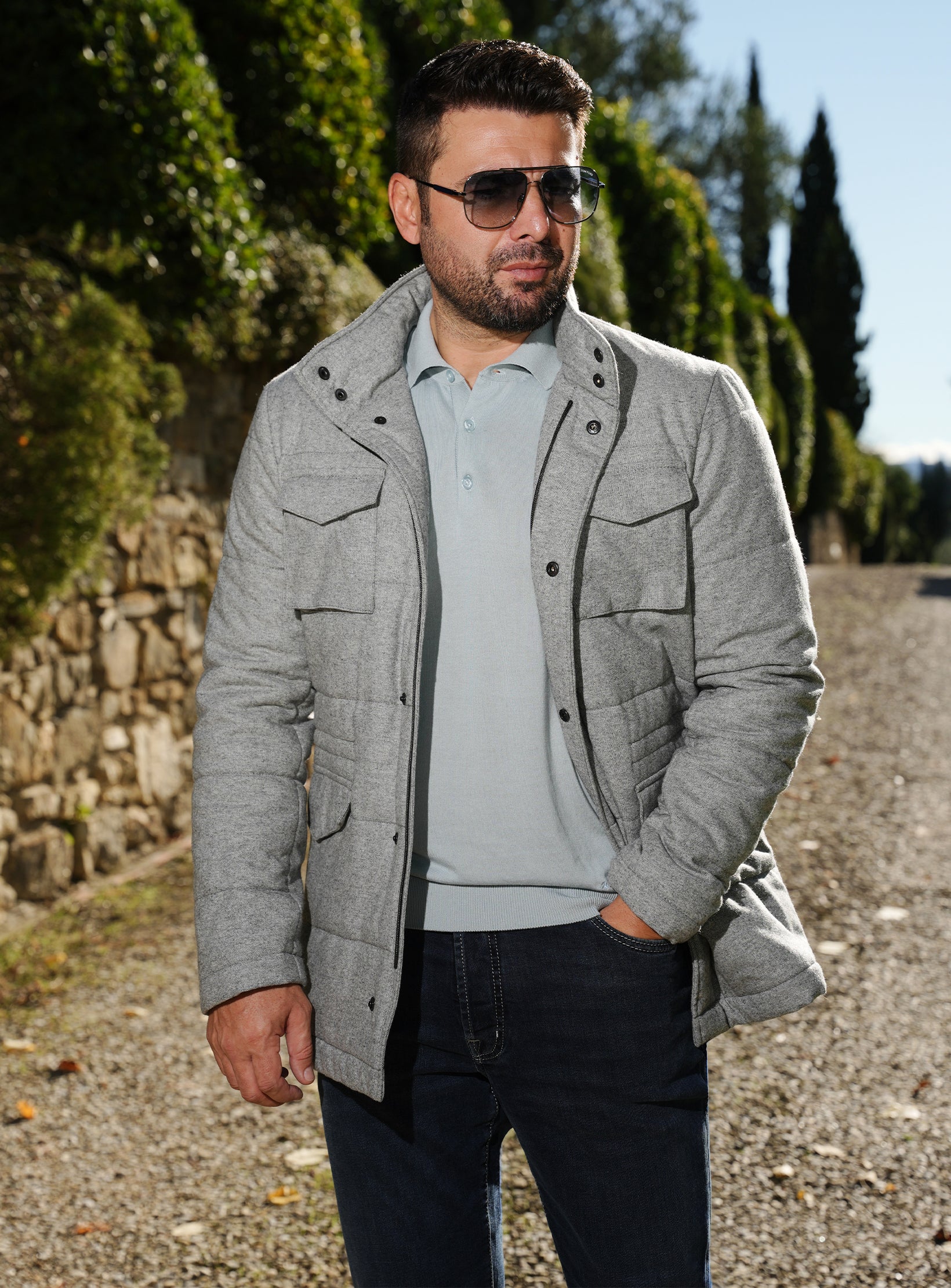 Cashmere Field Jacket – Pure Comfort and Timeless Style