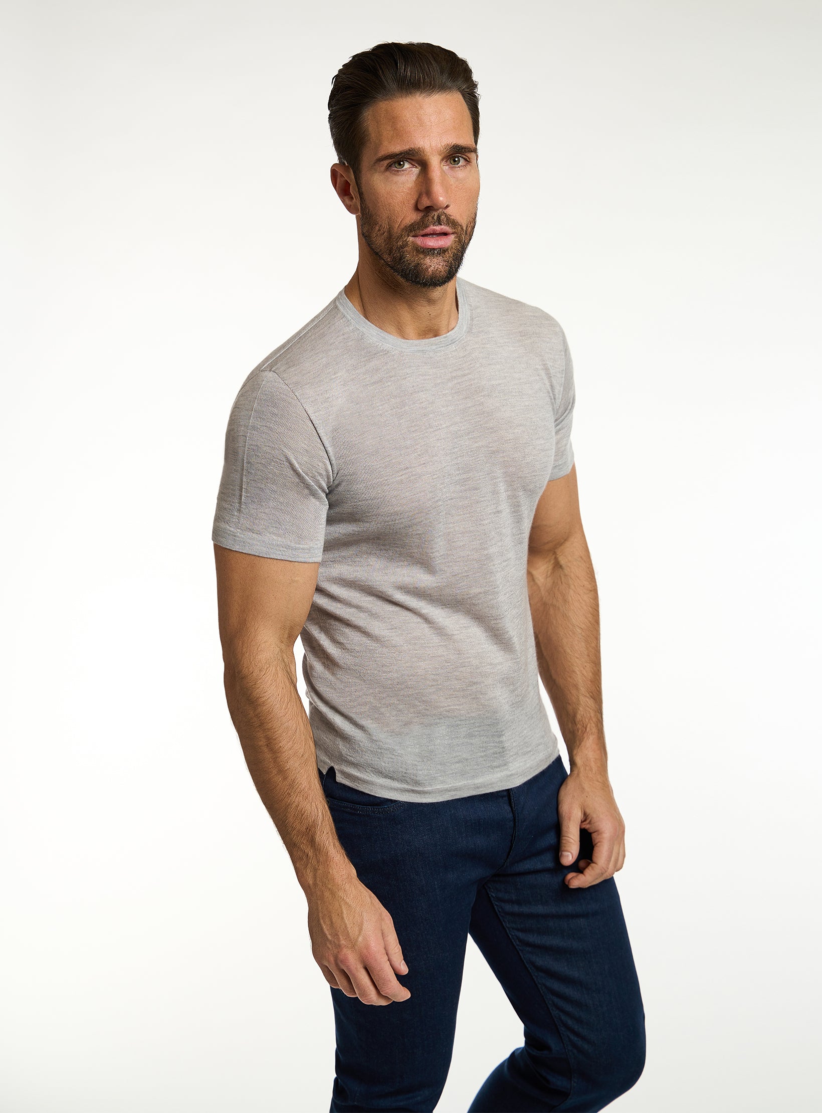 Premium T-shirt Cashmere & Cotton