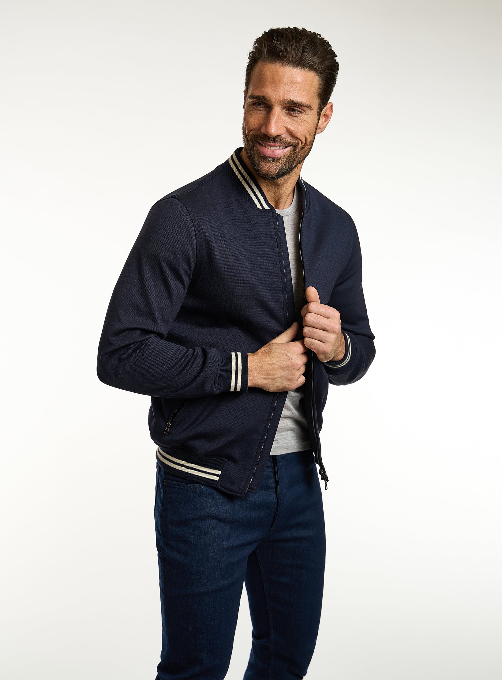 DeLuxe Jersey Bomber Jacket