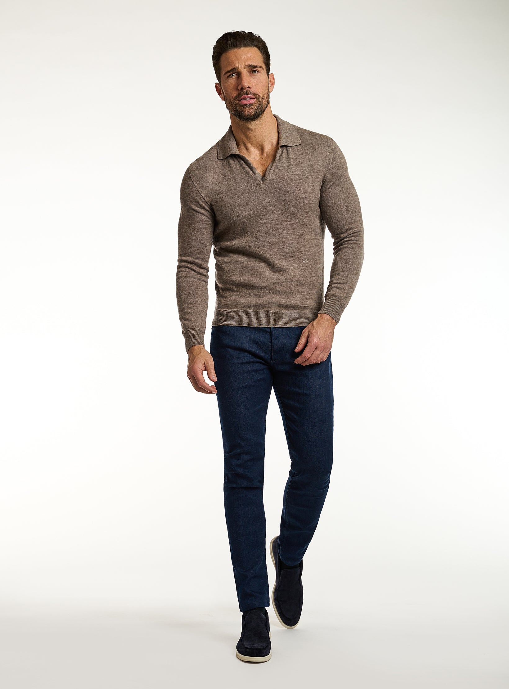 Refined Premium Dark Blue Jeans