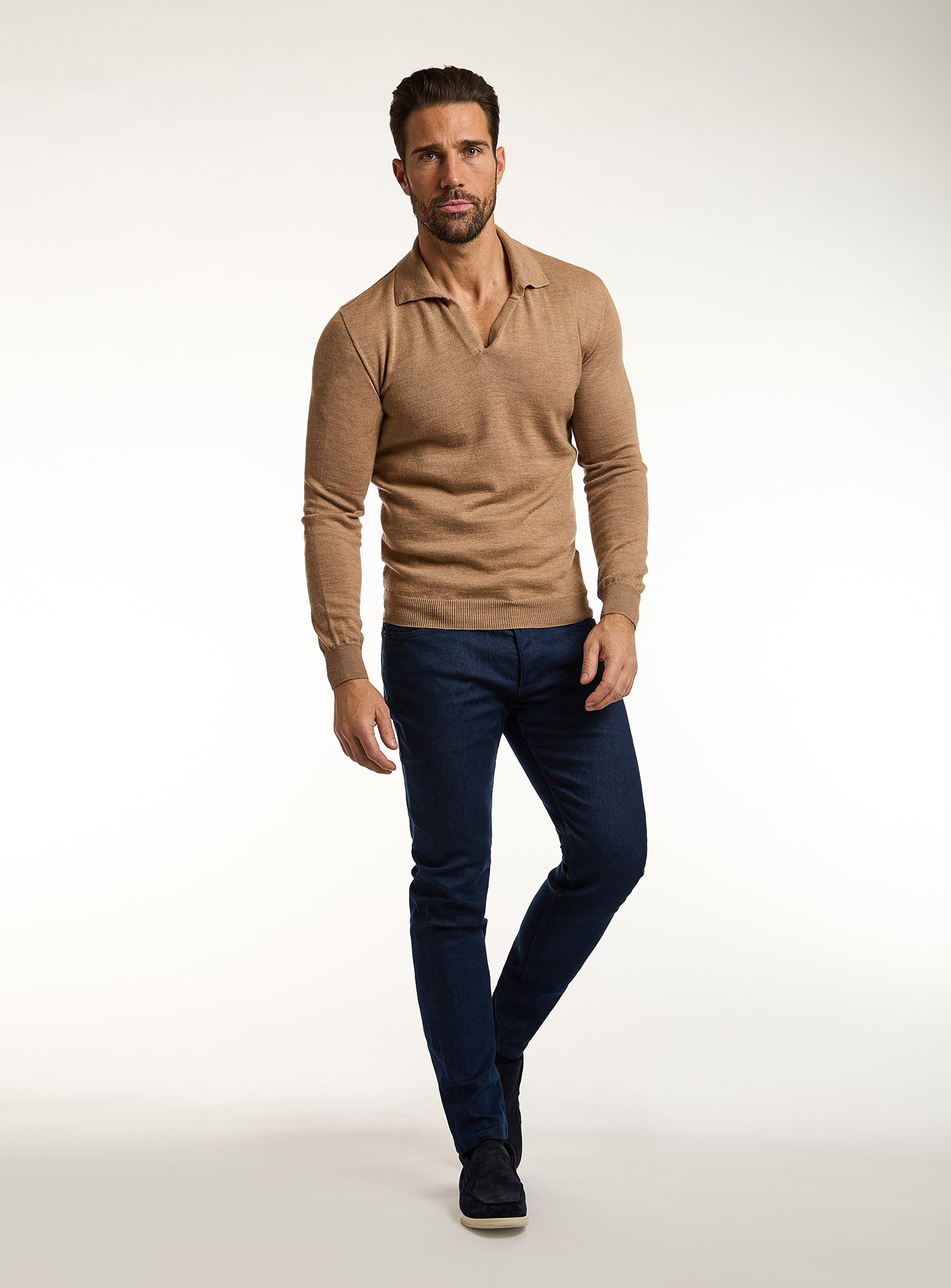 Refined Premium Dark Blue Jeans