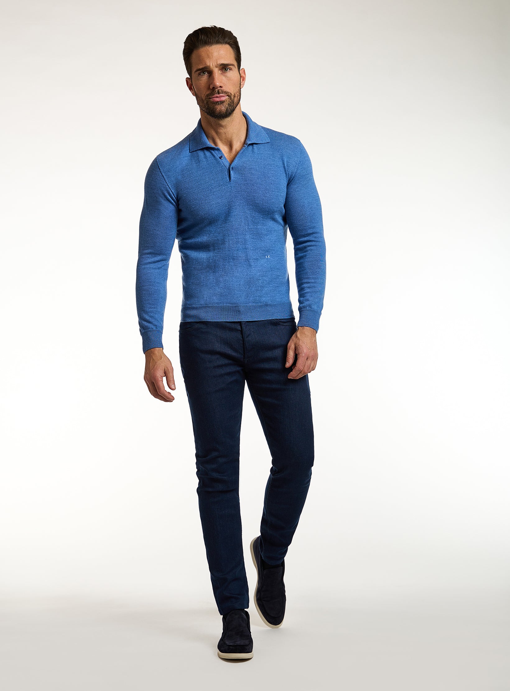 Refined Premium Dark Blue Jeans
