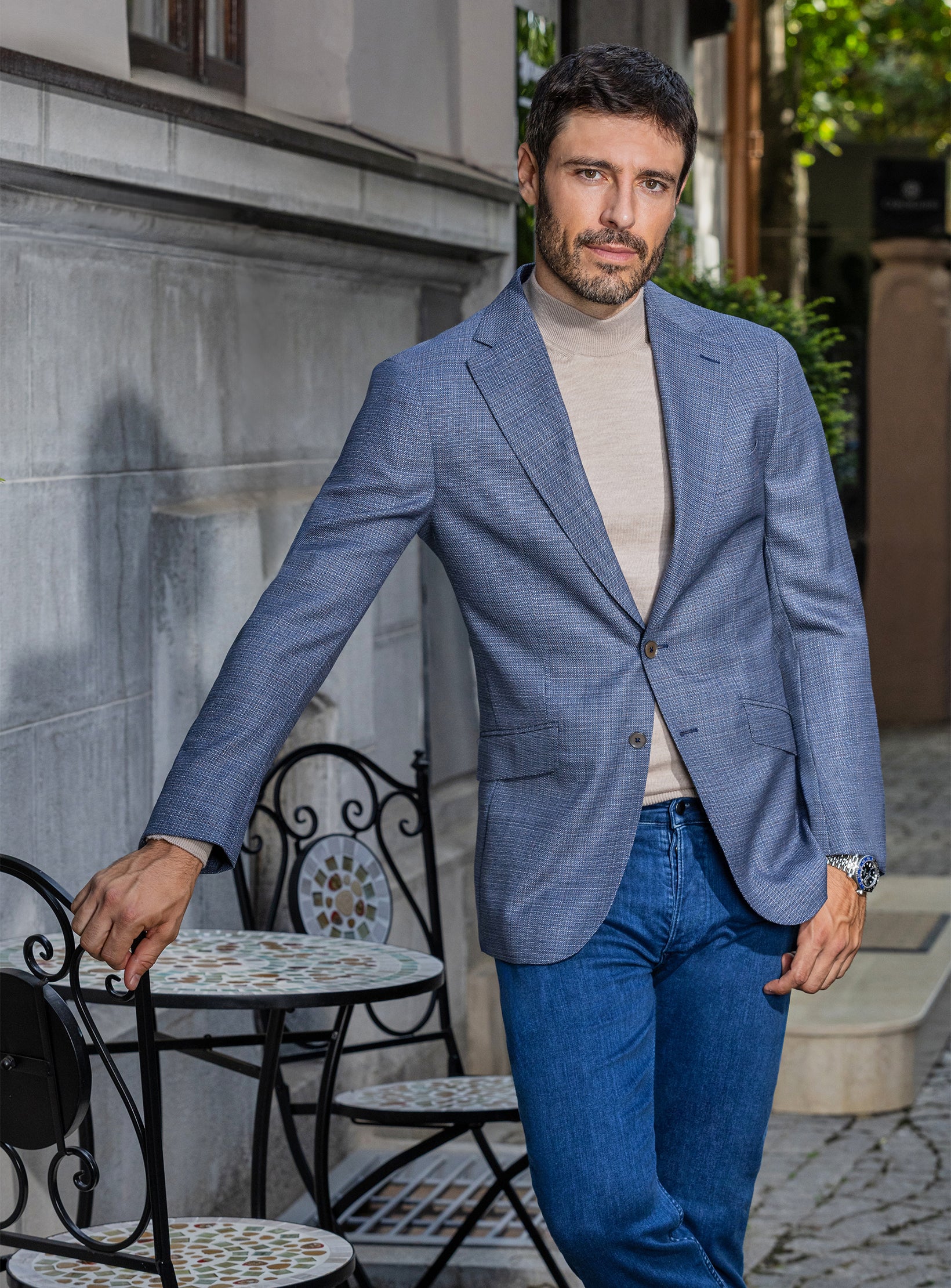 Sky Blue Privé Blazer