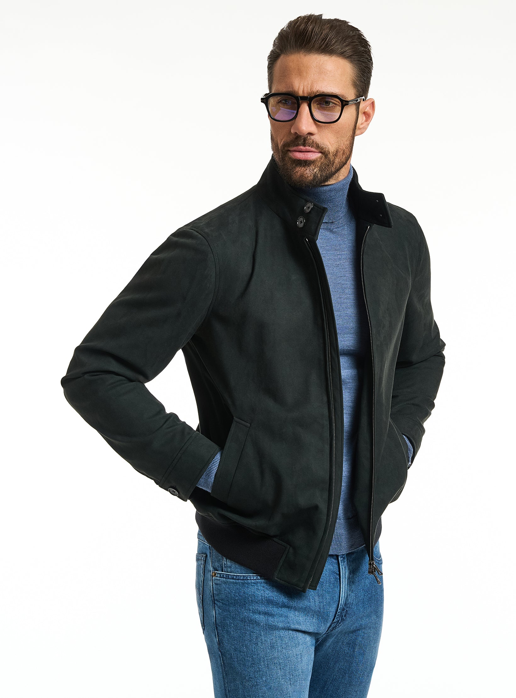 The Alcantara Elite: Premium Blouson