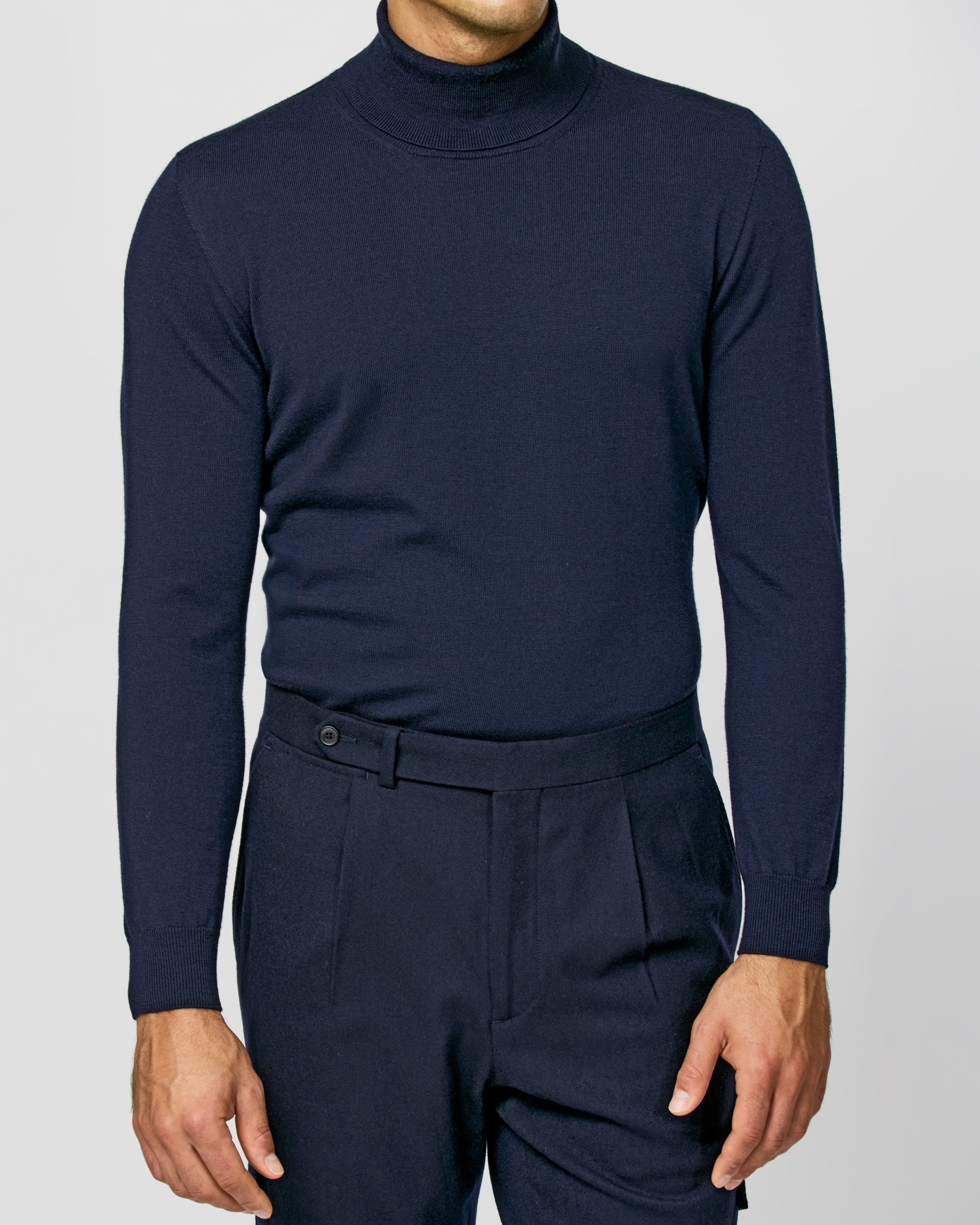 Knit Blue Silk Cashmere