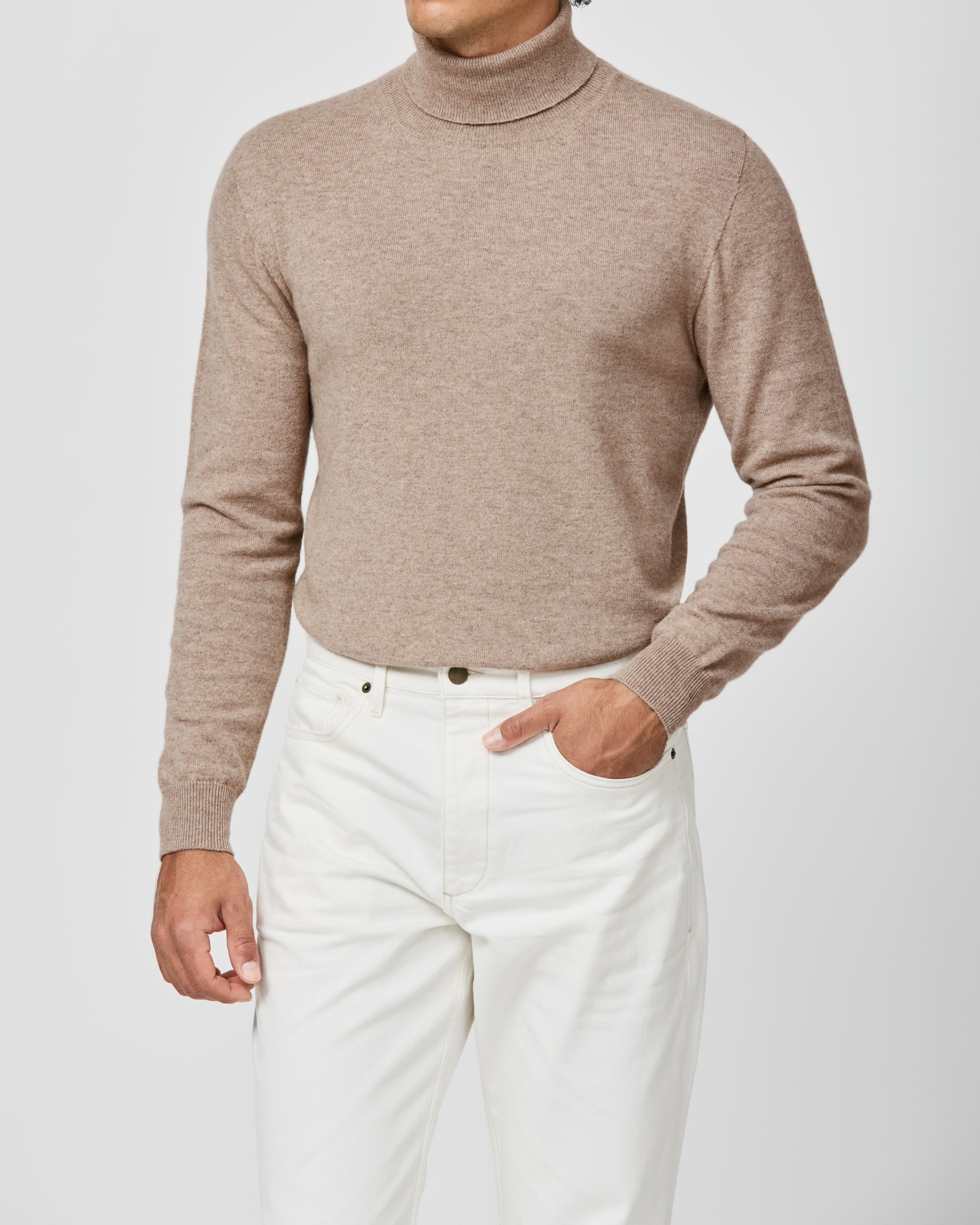 Knit Natural Cashmere desert beige