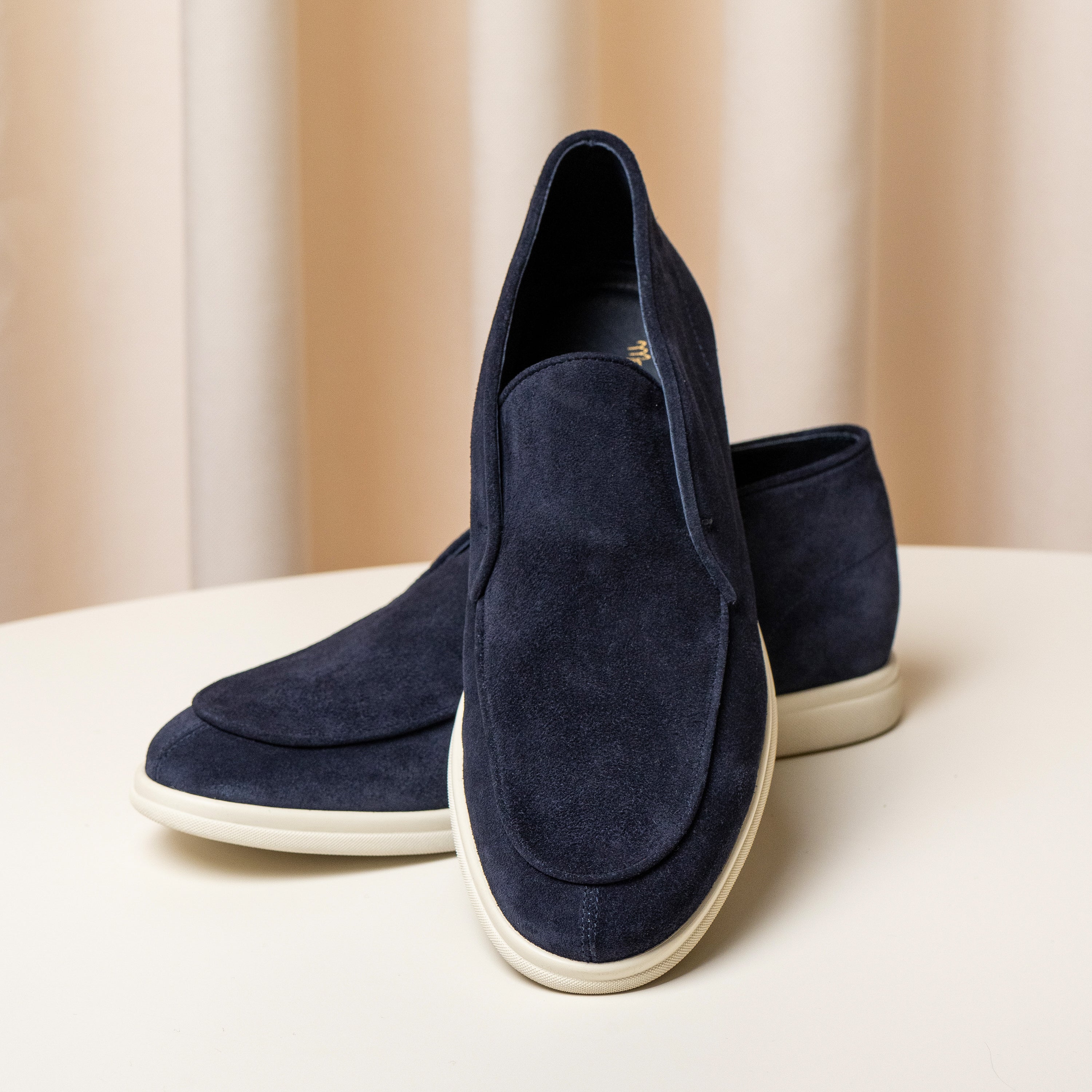 Mid City Loafers Dark Blue Suede Consiglieri