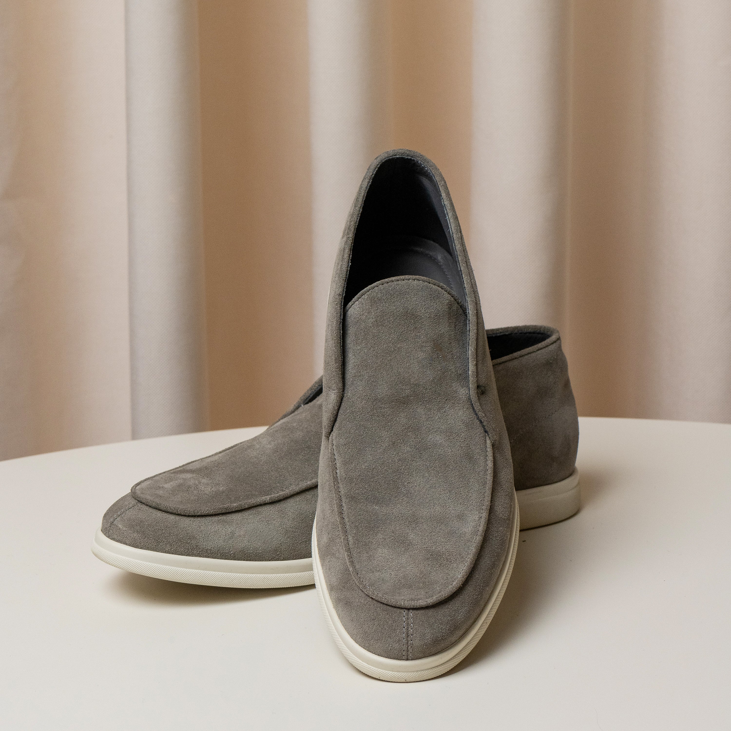 Mid City Loafers Grey Suede Consiglieri