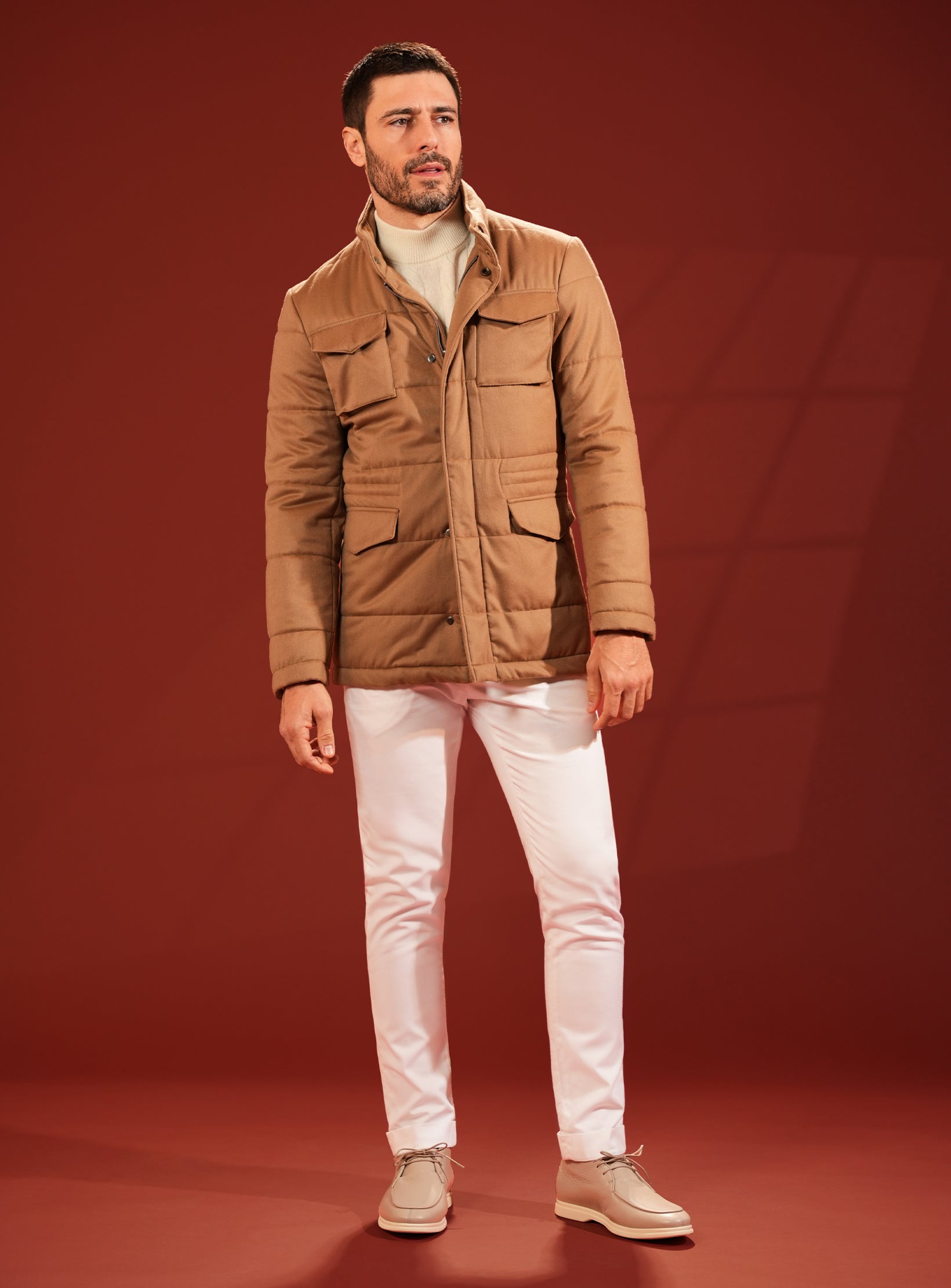 The Cortina Cashmere Field Jacket