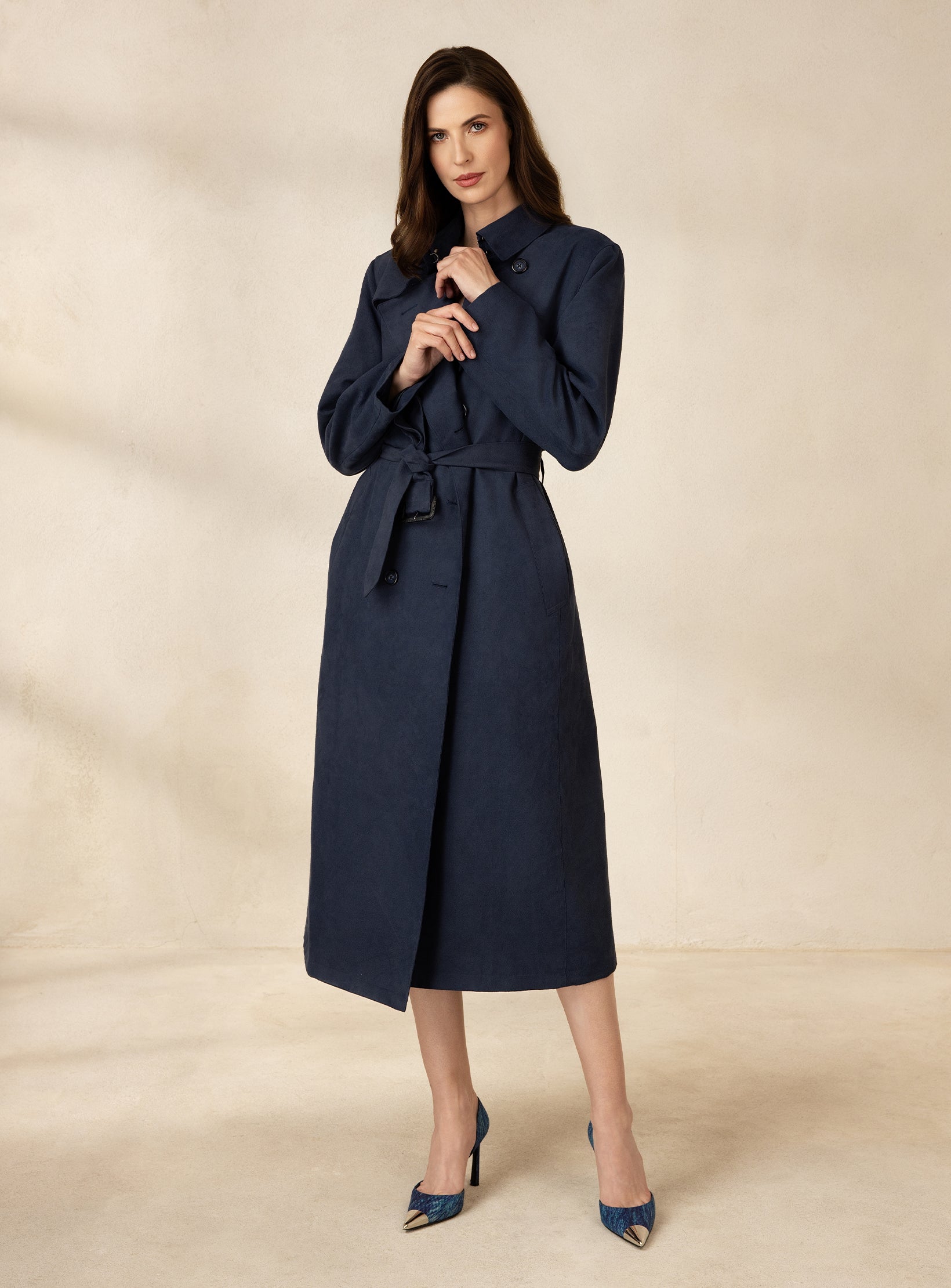 RIVIERA NIGHT TRENCH COAT