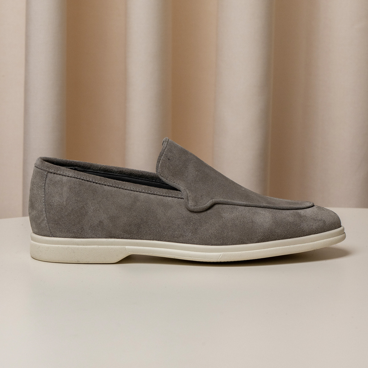 City Loafers Grey Suede Consiglieri