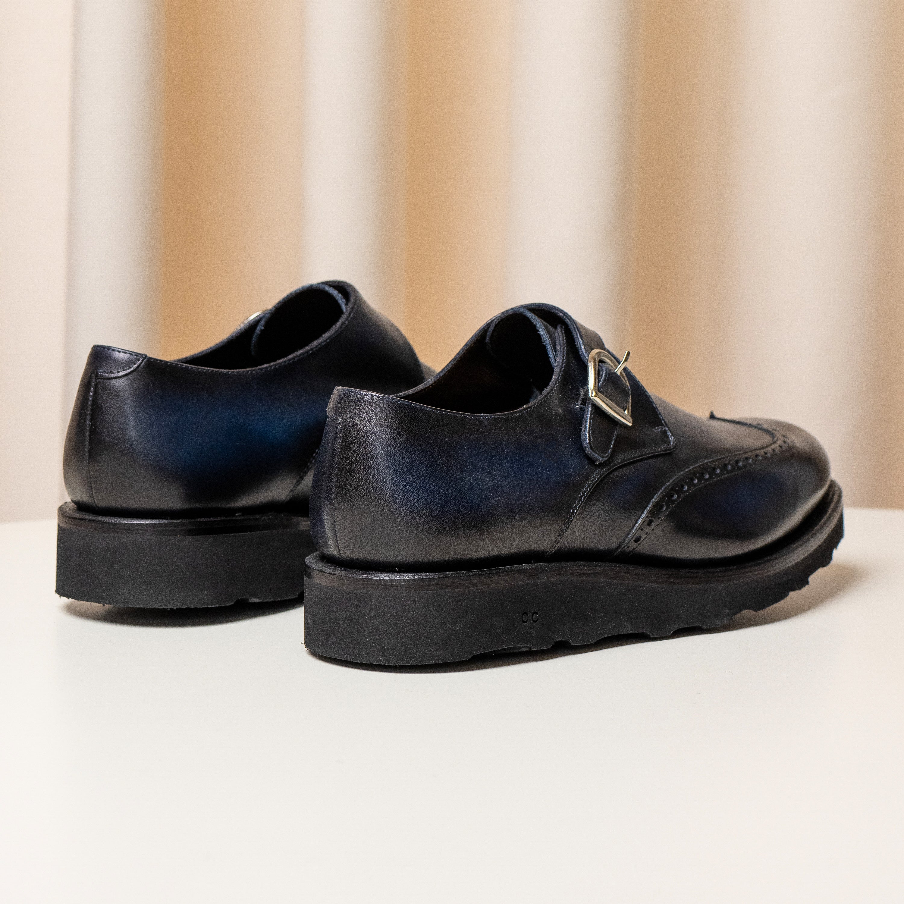 Pantofi Single Monk Midnight Blue Consiglieri