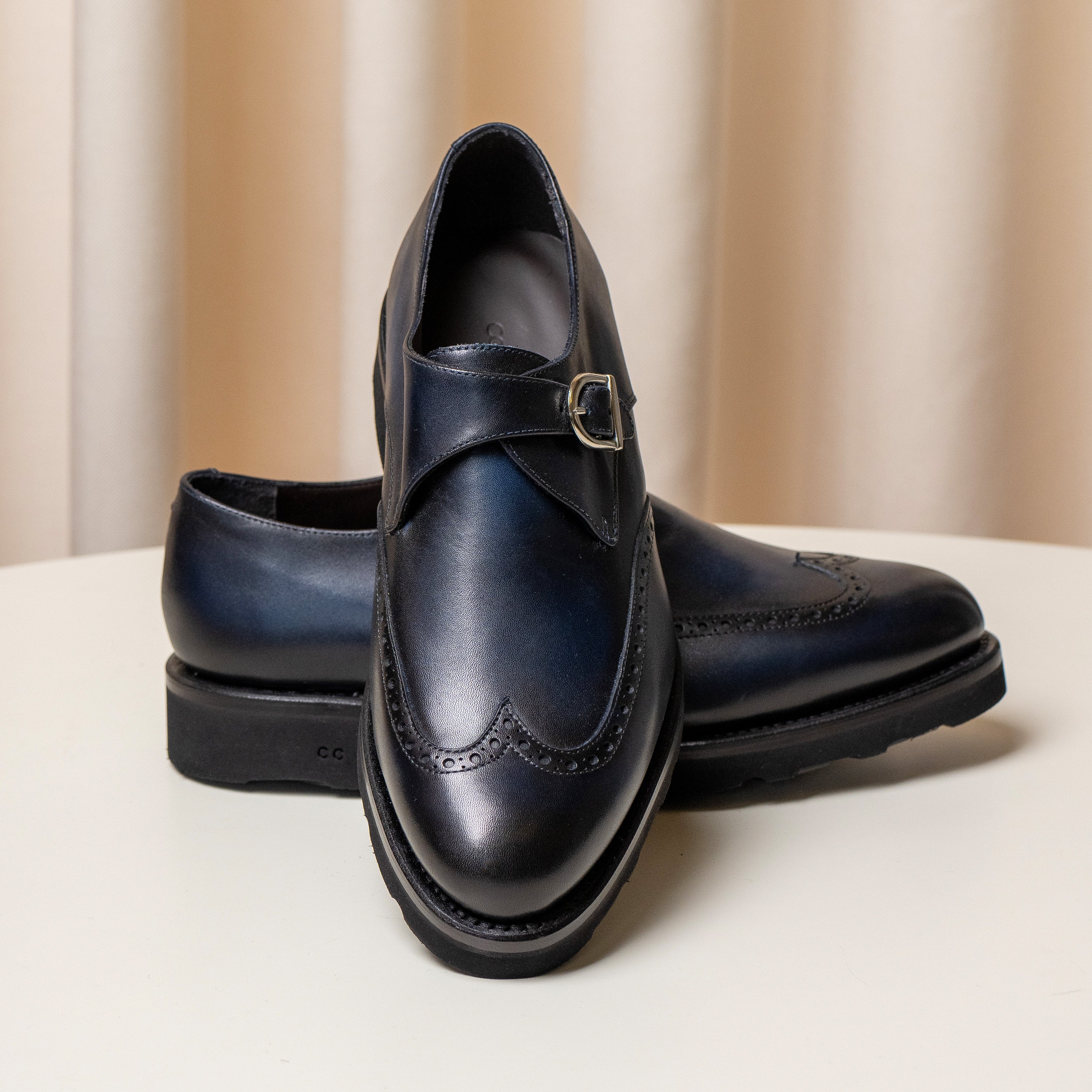 Pantofi Single Monk Midnight Blue Consiglieri