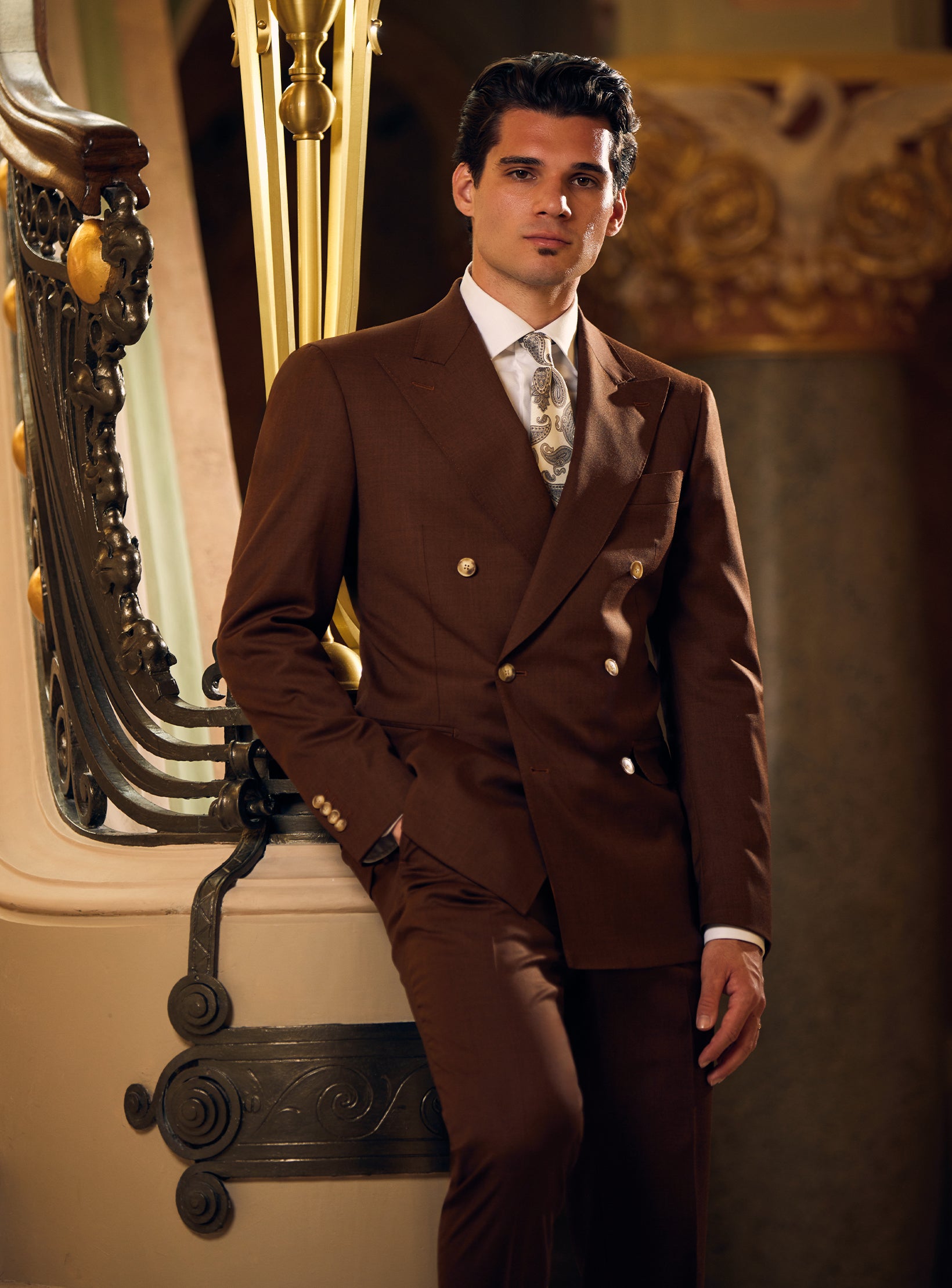 Refined Double Breasted Suit