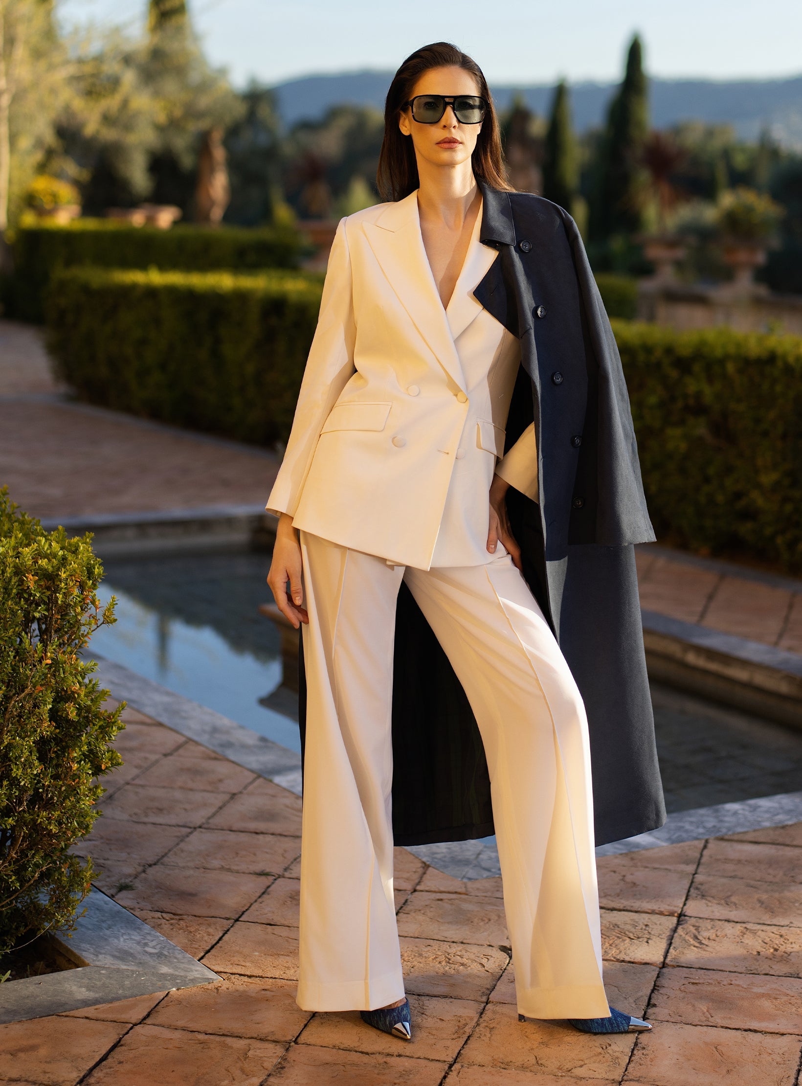 Riviera Night Trench Coat