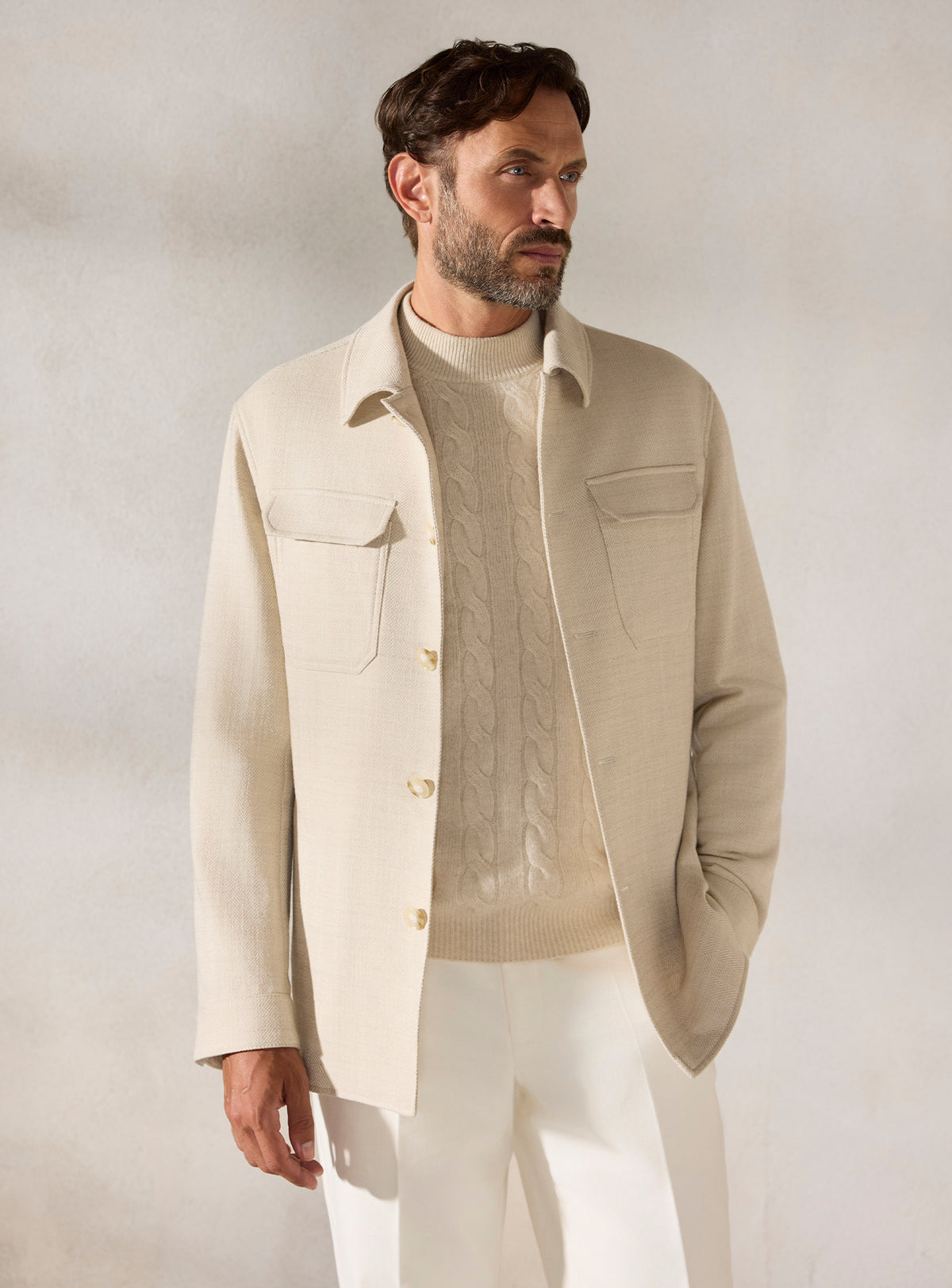 The Ivory Overshirt