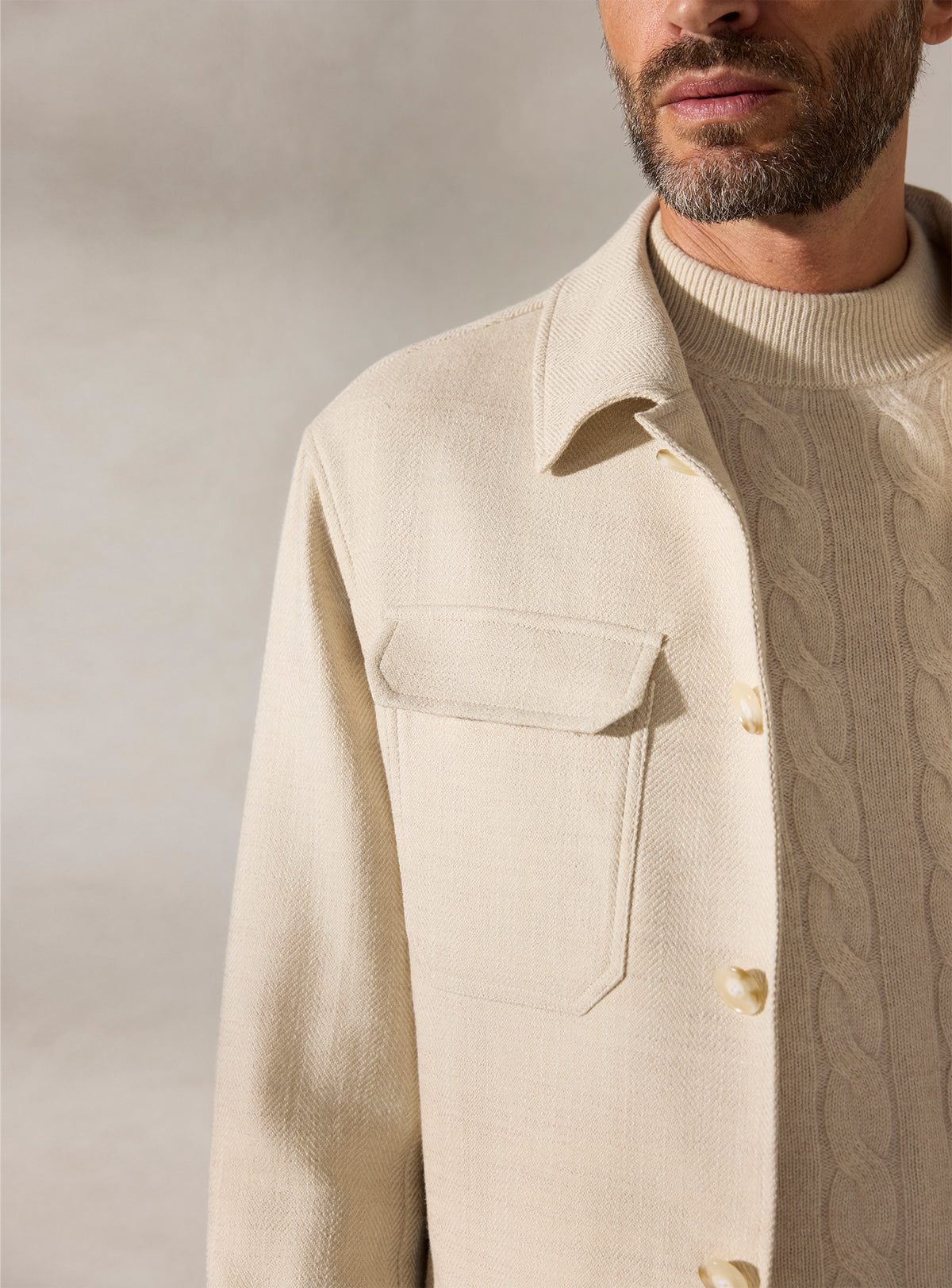 The Ivory Overshirt
