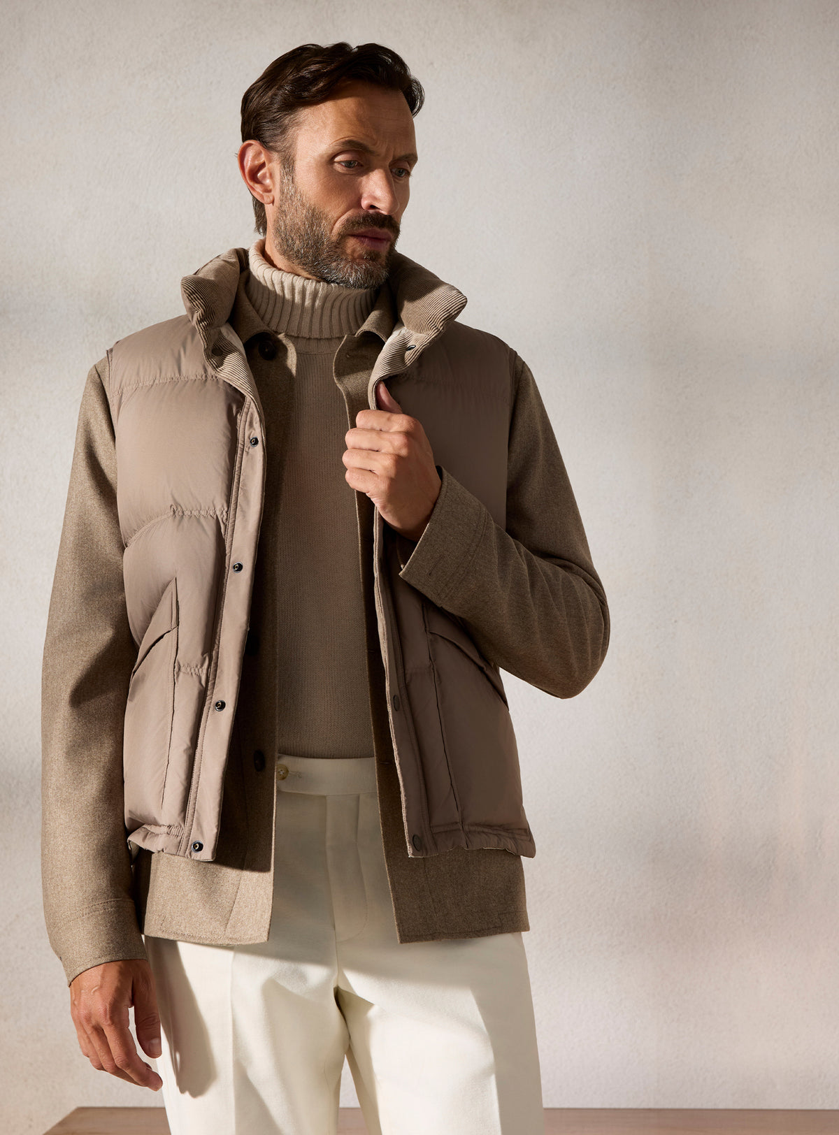 The Taupe Quilted Jacket