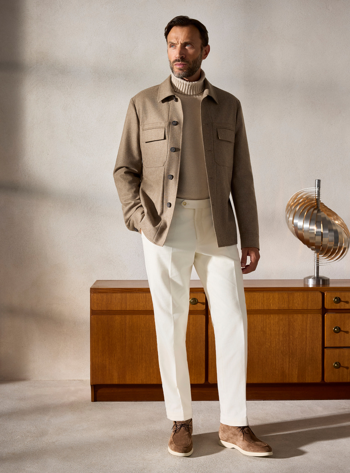 The Taupe Overshirt
