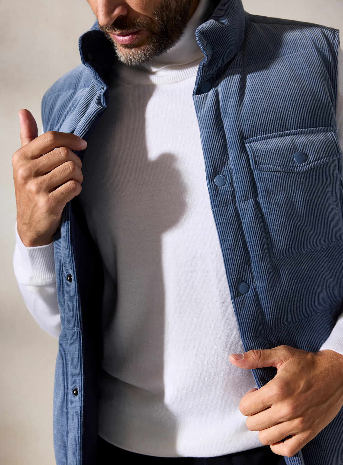 The Blue Reversible Gilet