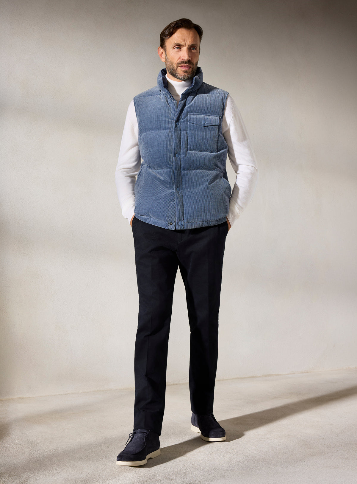 The Blue Reversible Gilet