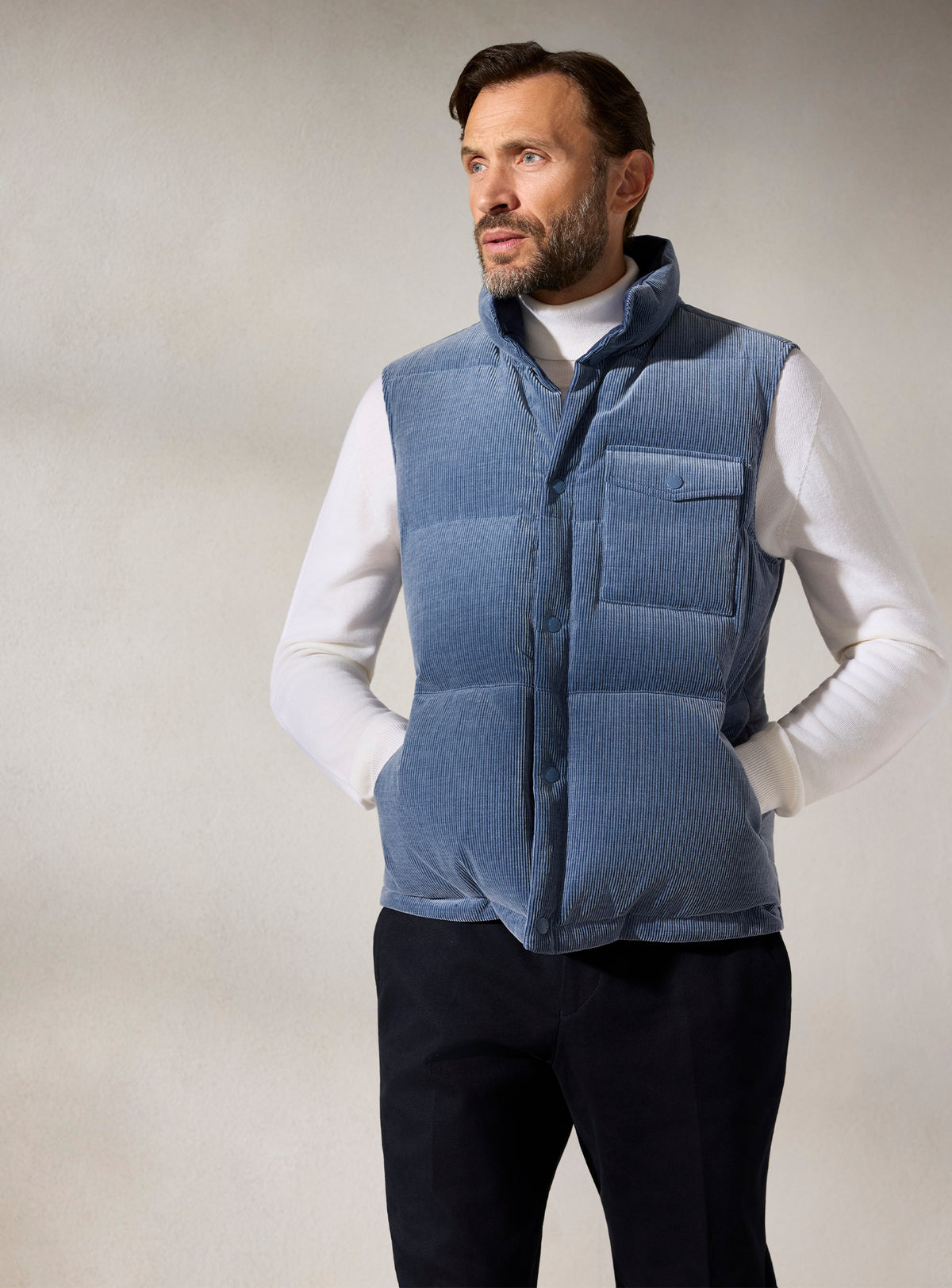 The Blue Reversible Gilet