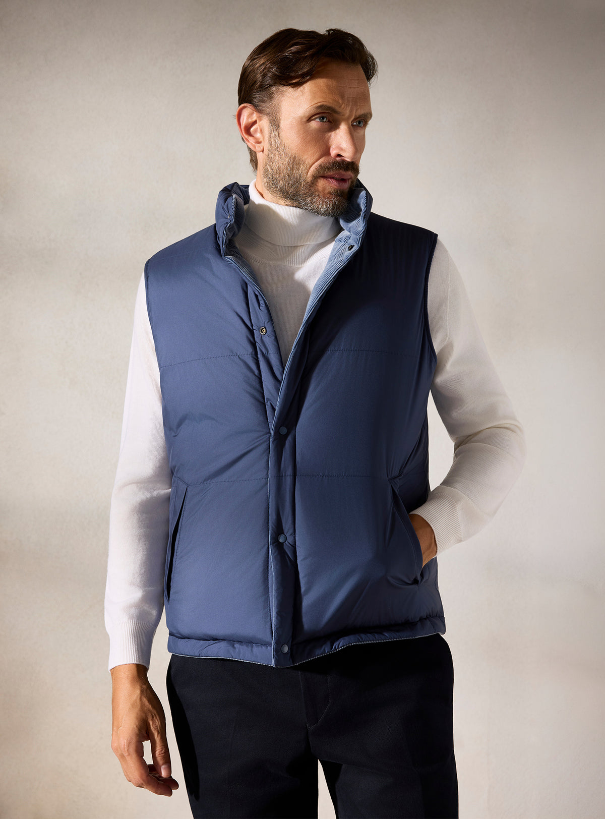 The Blue Reversible Gilet