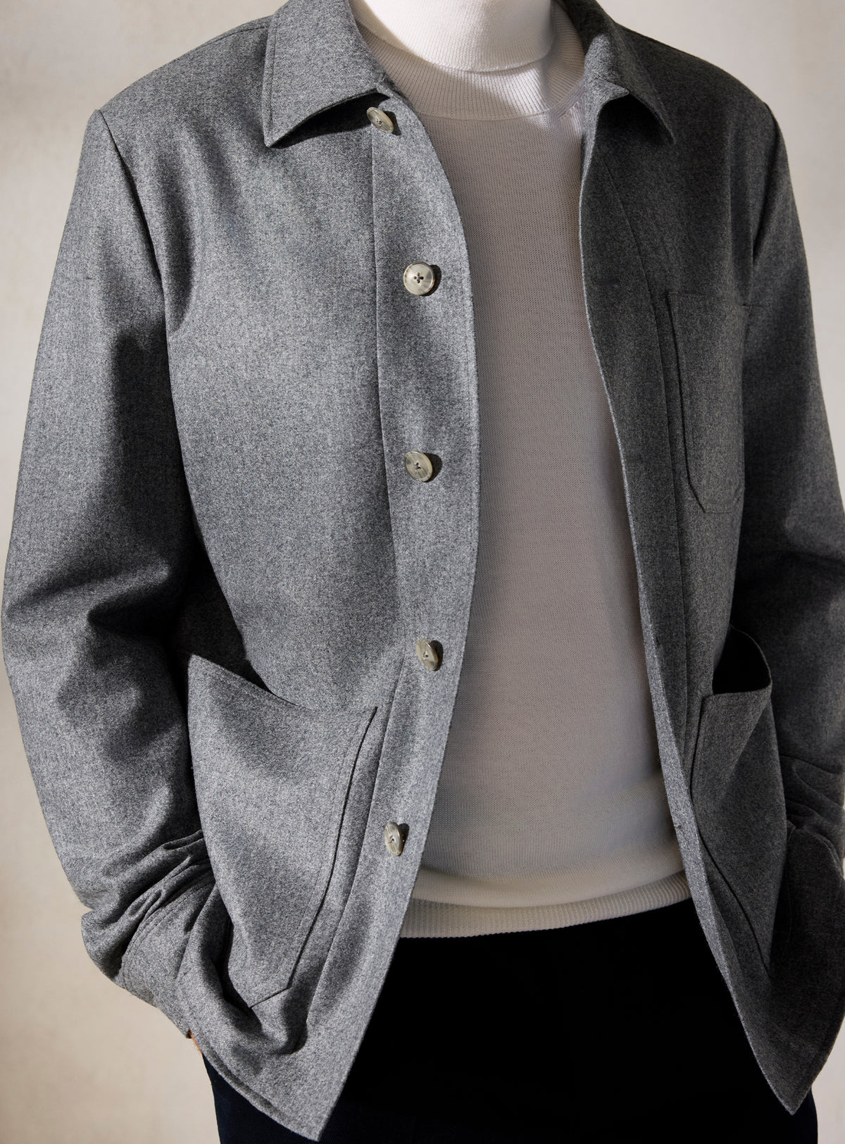 The Grey Overshirt