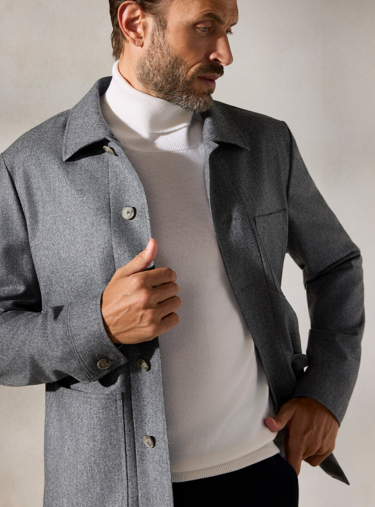 The Grey Overshirt