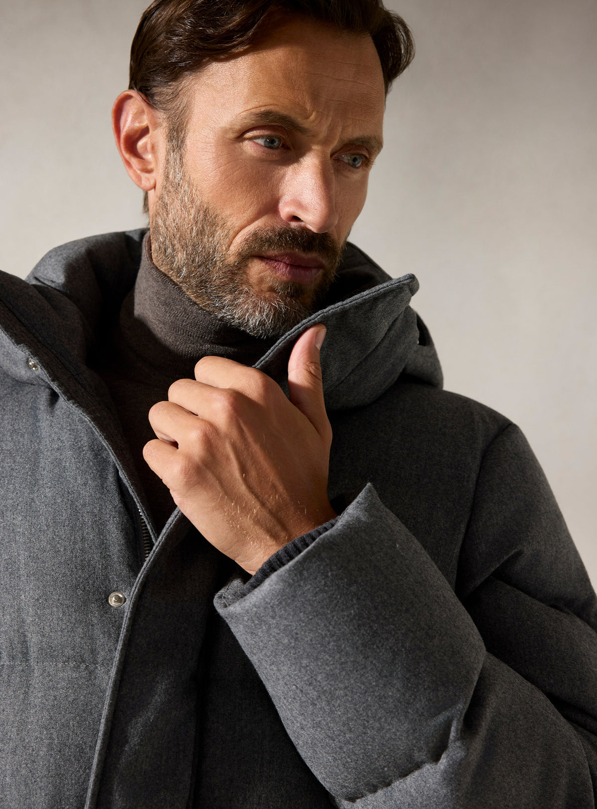 The Grey Hooded Jacket