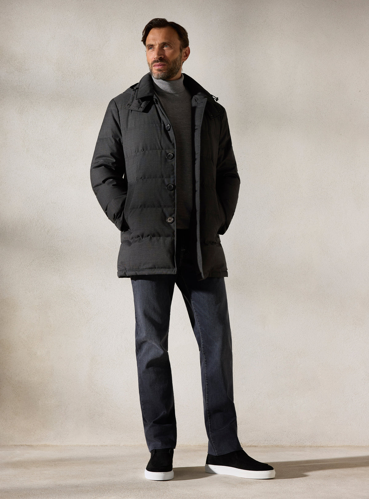 The Charcoal Car Coat