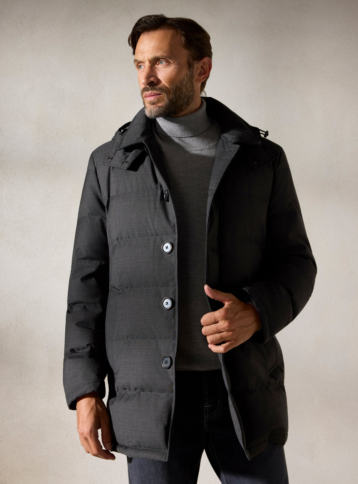 The Charcoal Car Coat