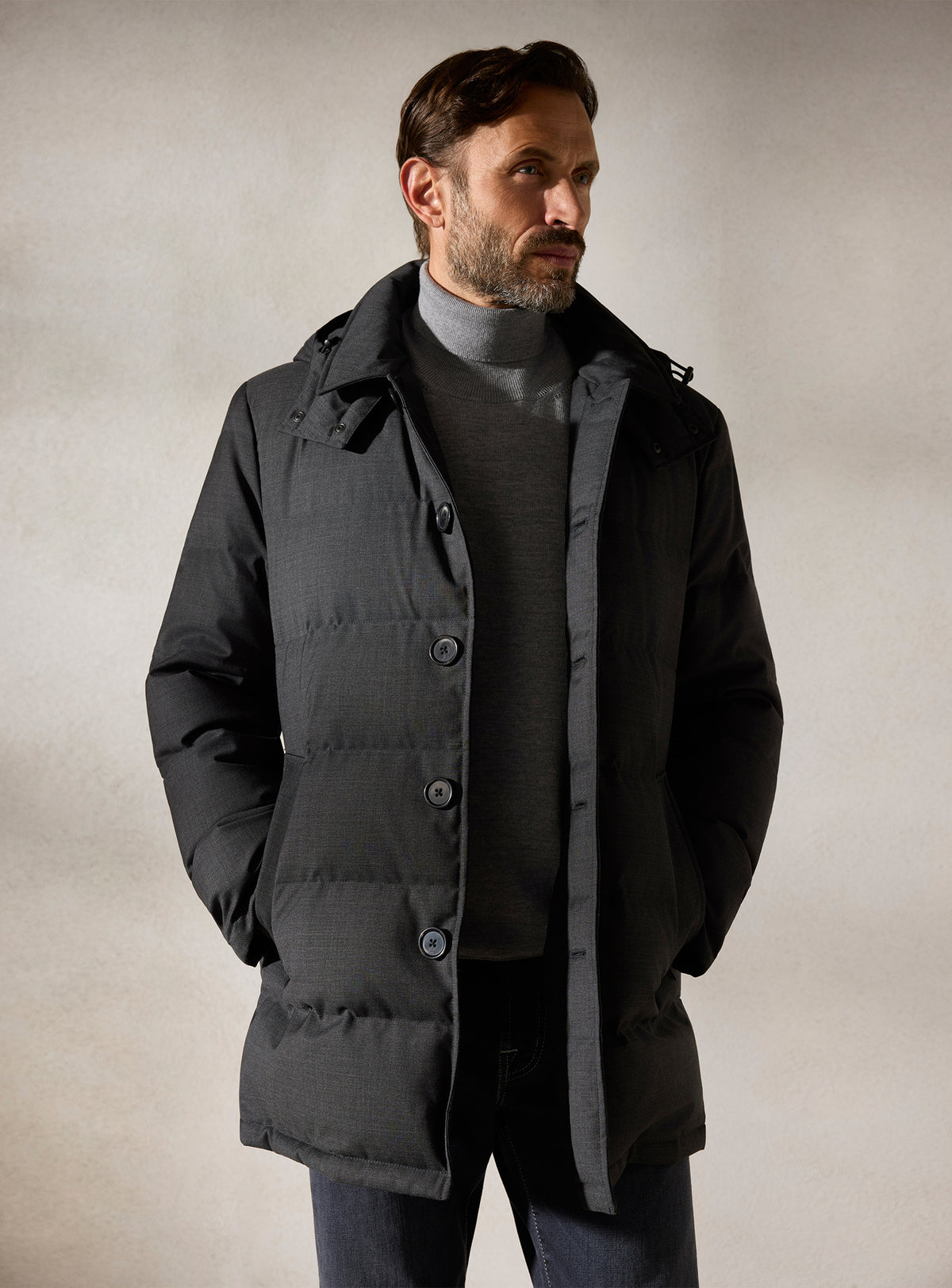 The Charcoal Car Coat