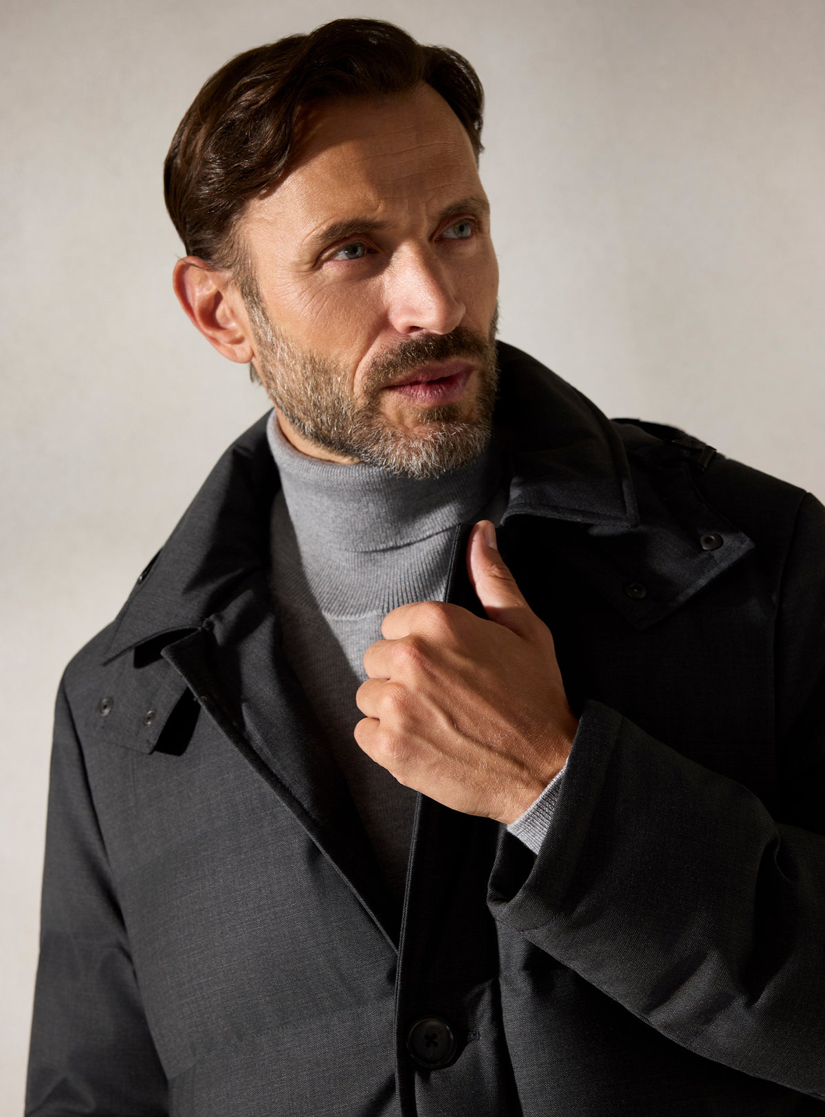 The Charcoal Car Coat