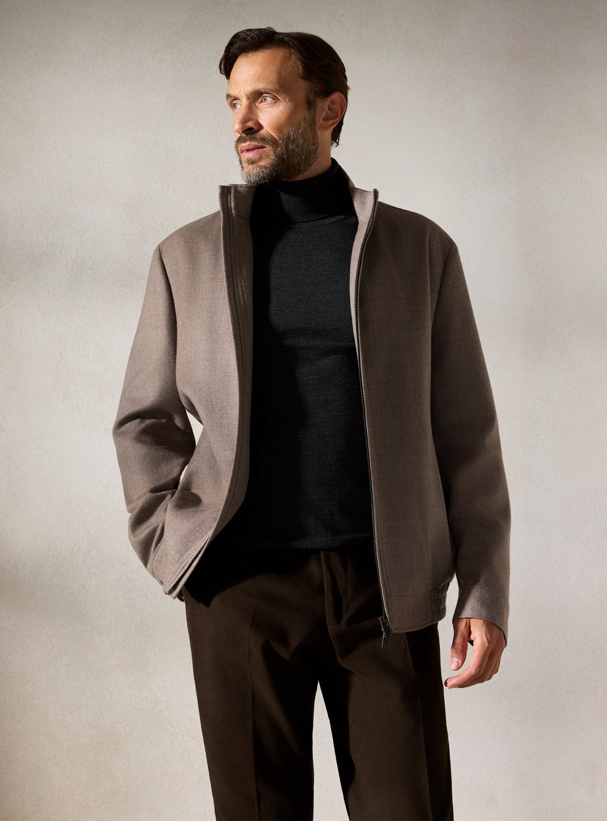The Taupe Blouson