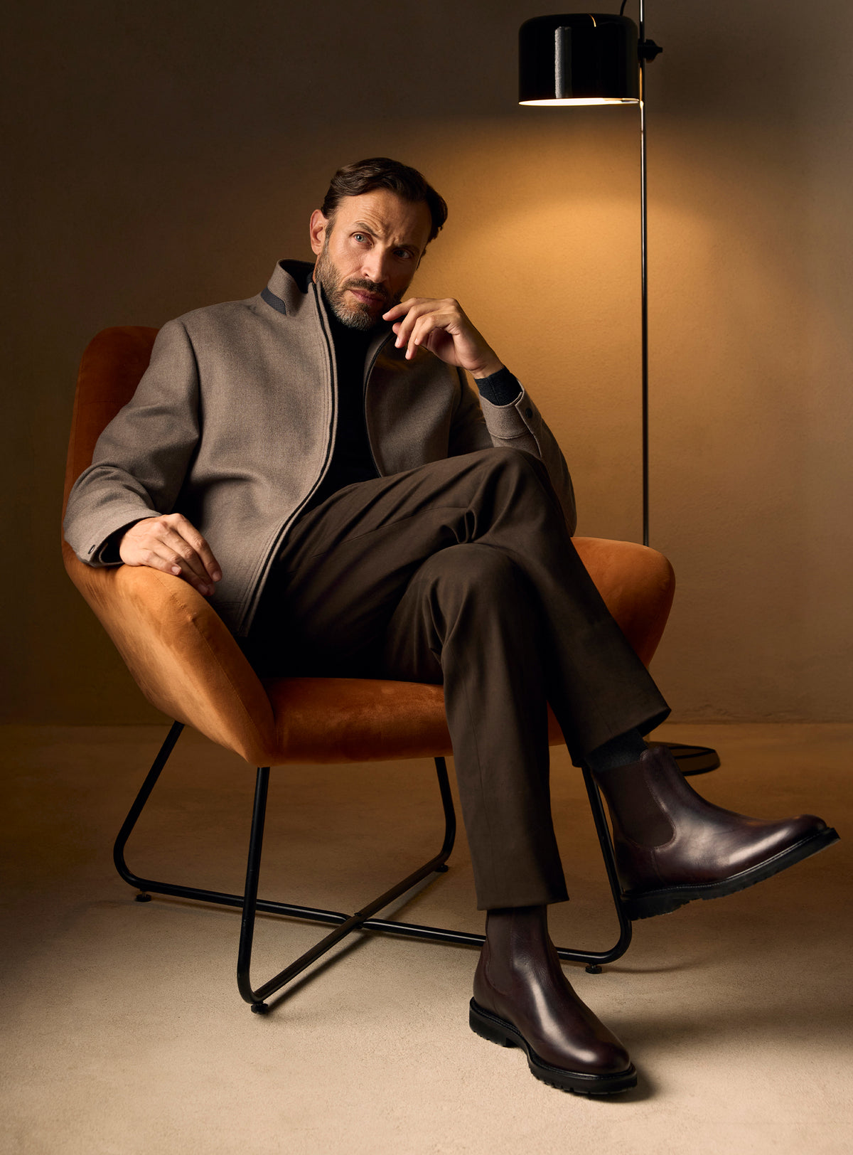The Taupe Blouson