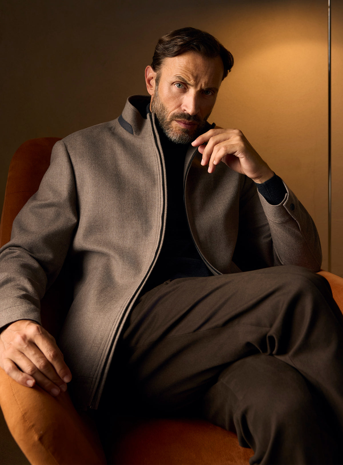 The Taupe Blouson