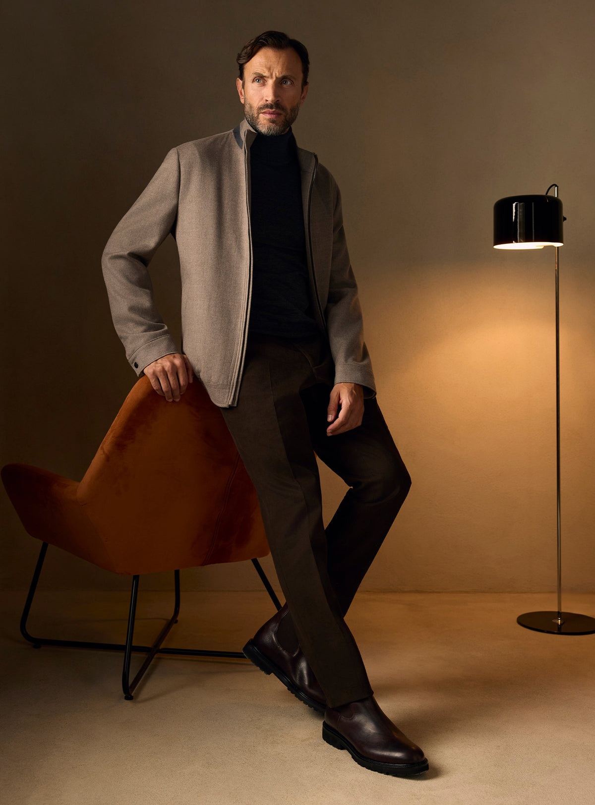 The Taupe Blouson