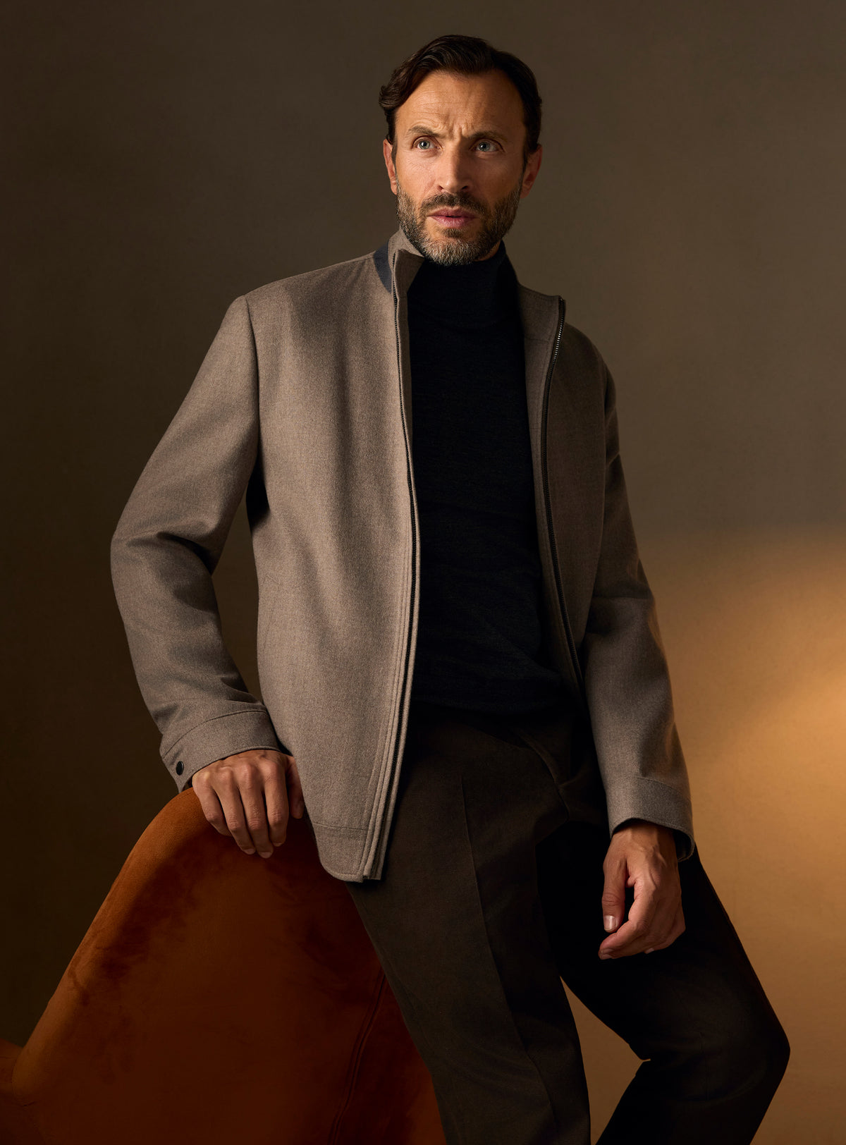 The Taupe Blouson
