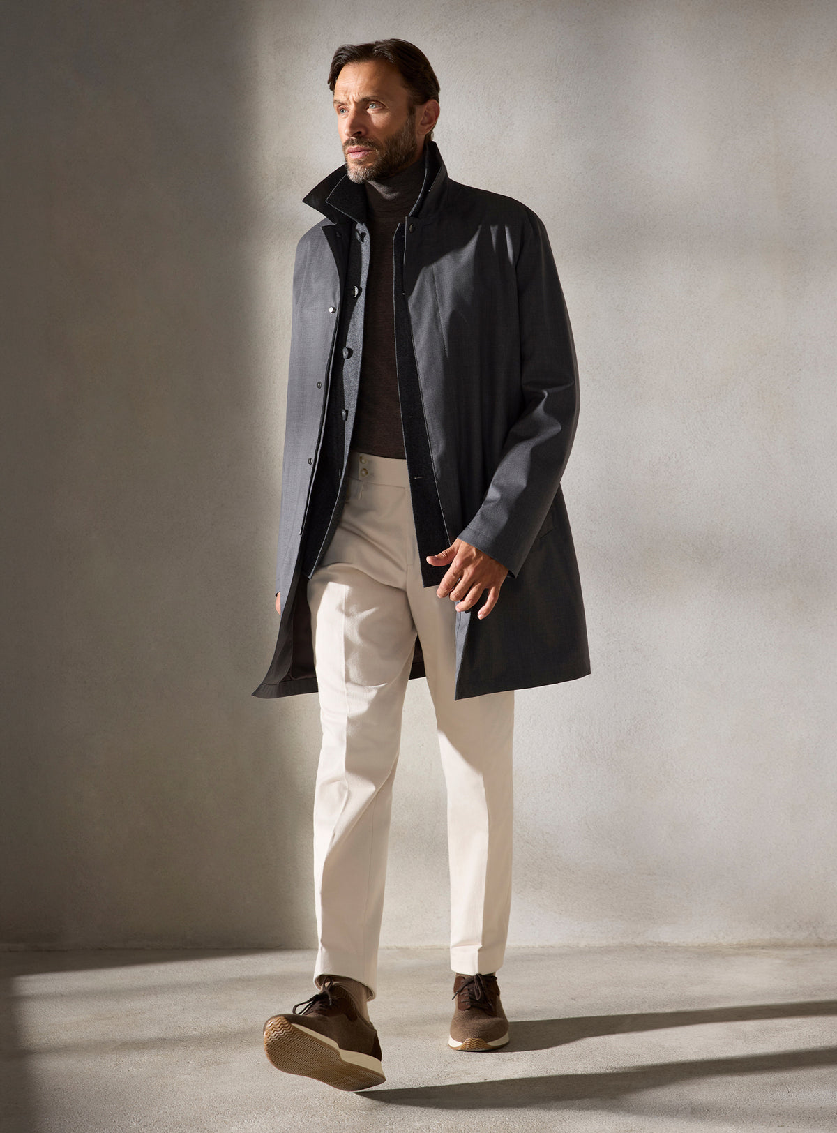The Slate Car Coat