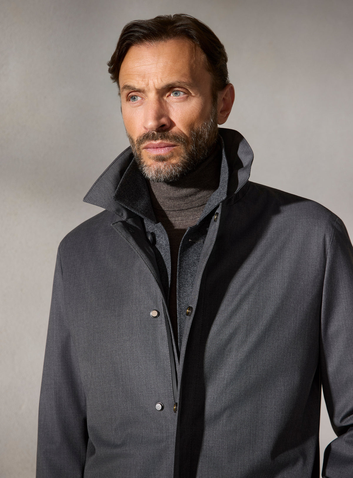 The Slate Car Coat