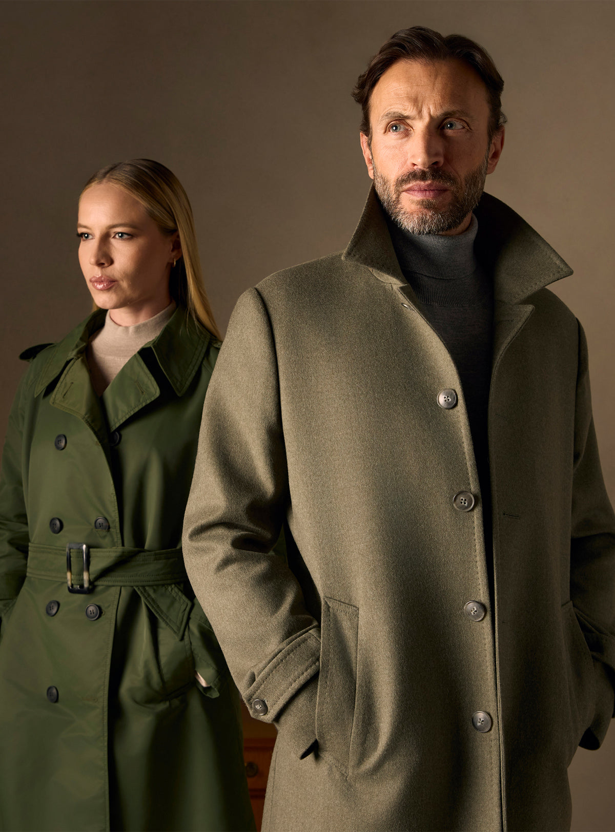 The Olive Car Coat