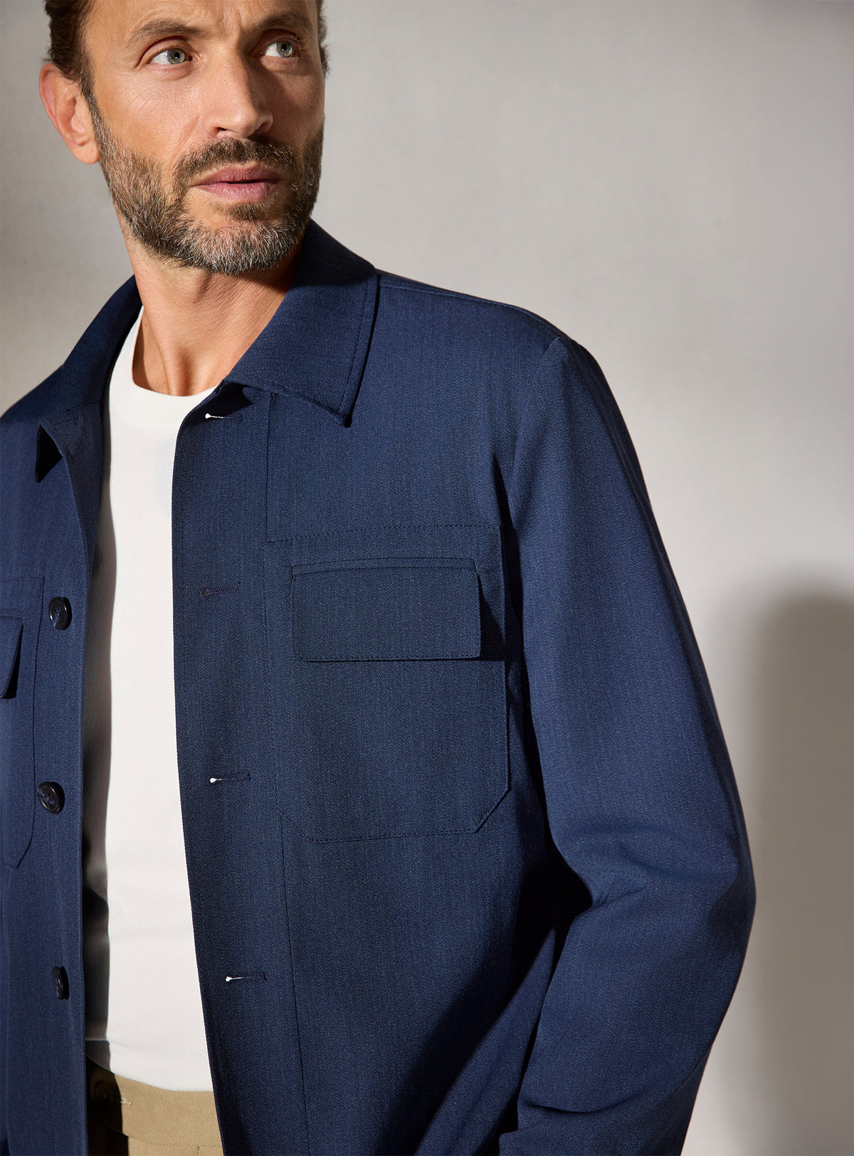 The Navy Overshirt