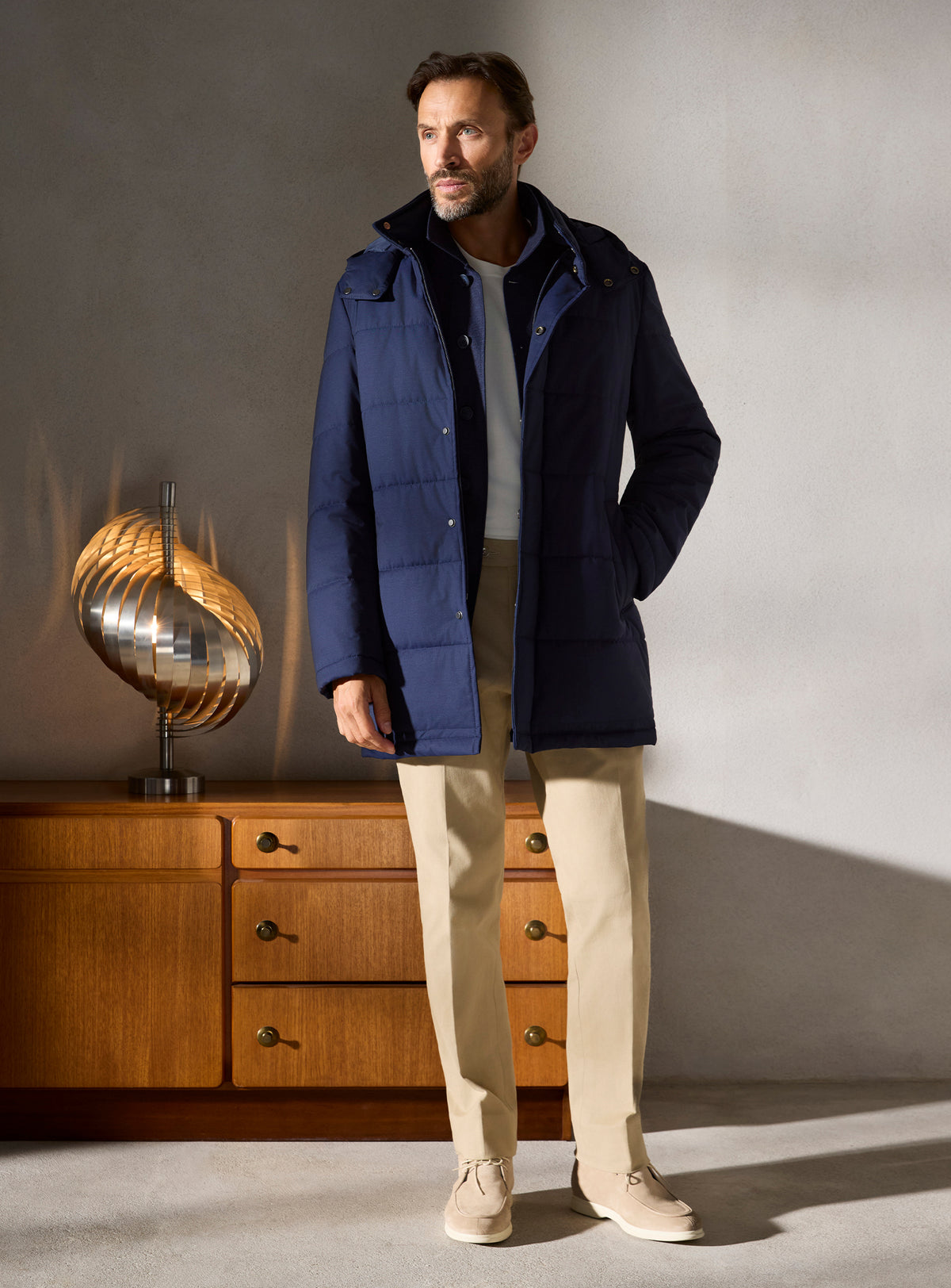 The Navy Reversible Parka