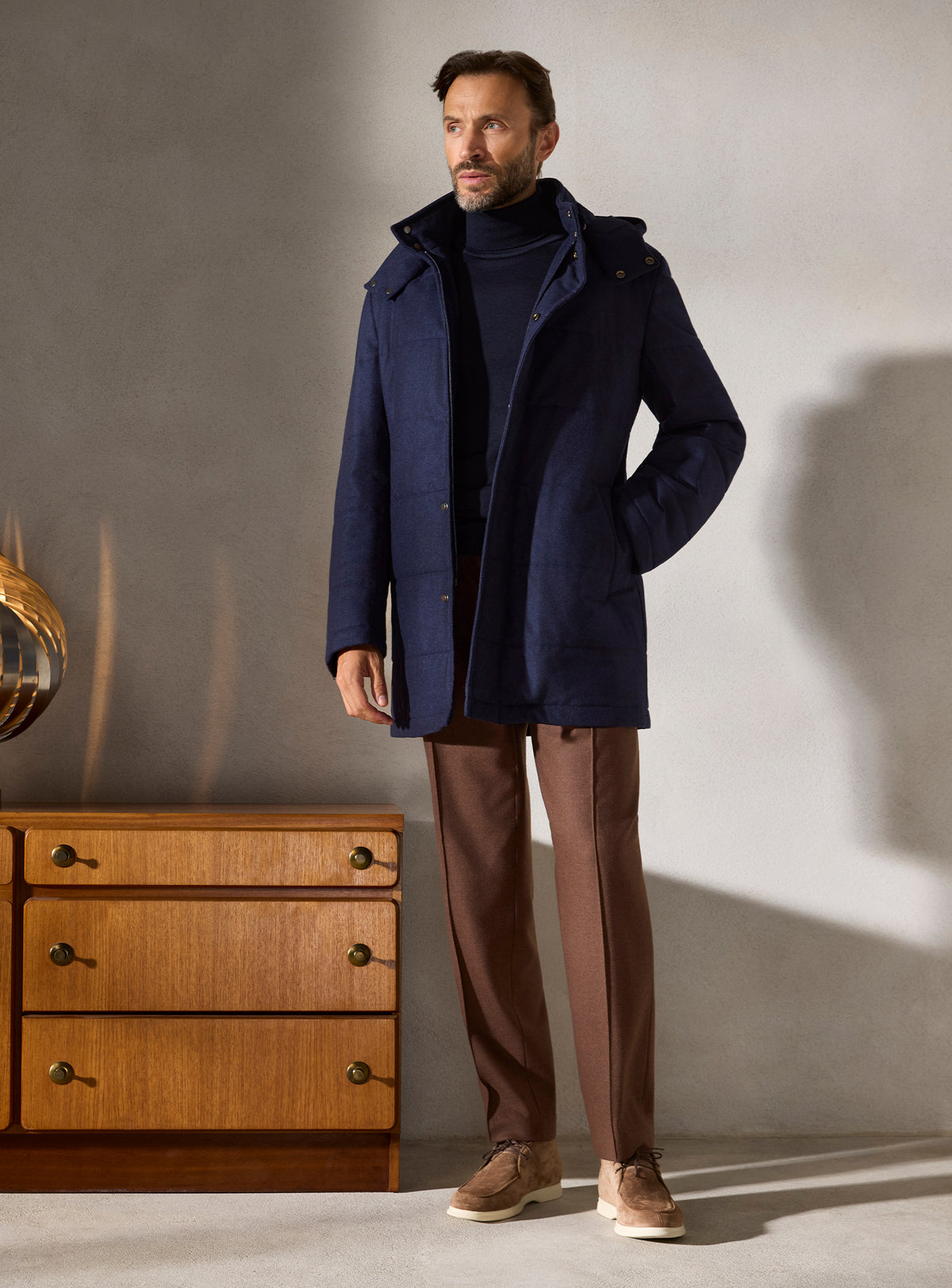 The Navy Reversible Parka