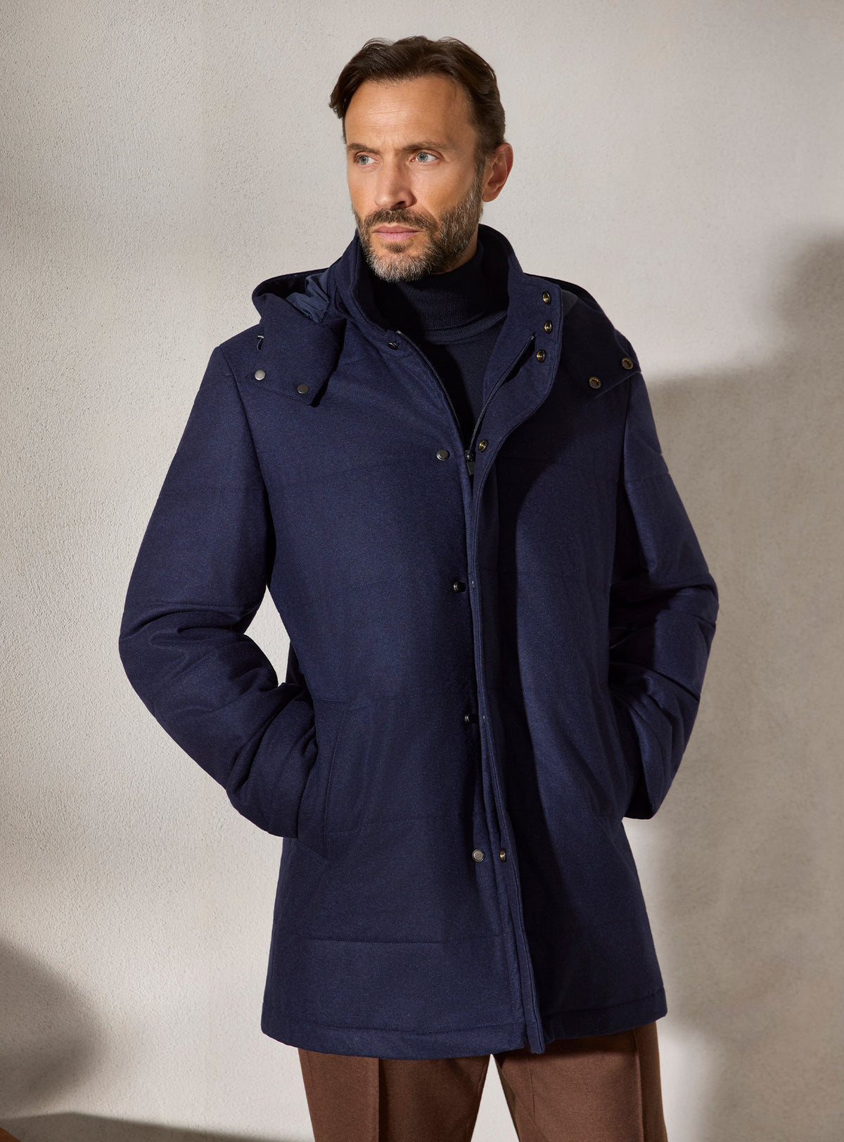 The Navy Reversible Parka
