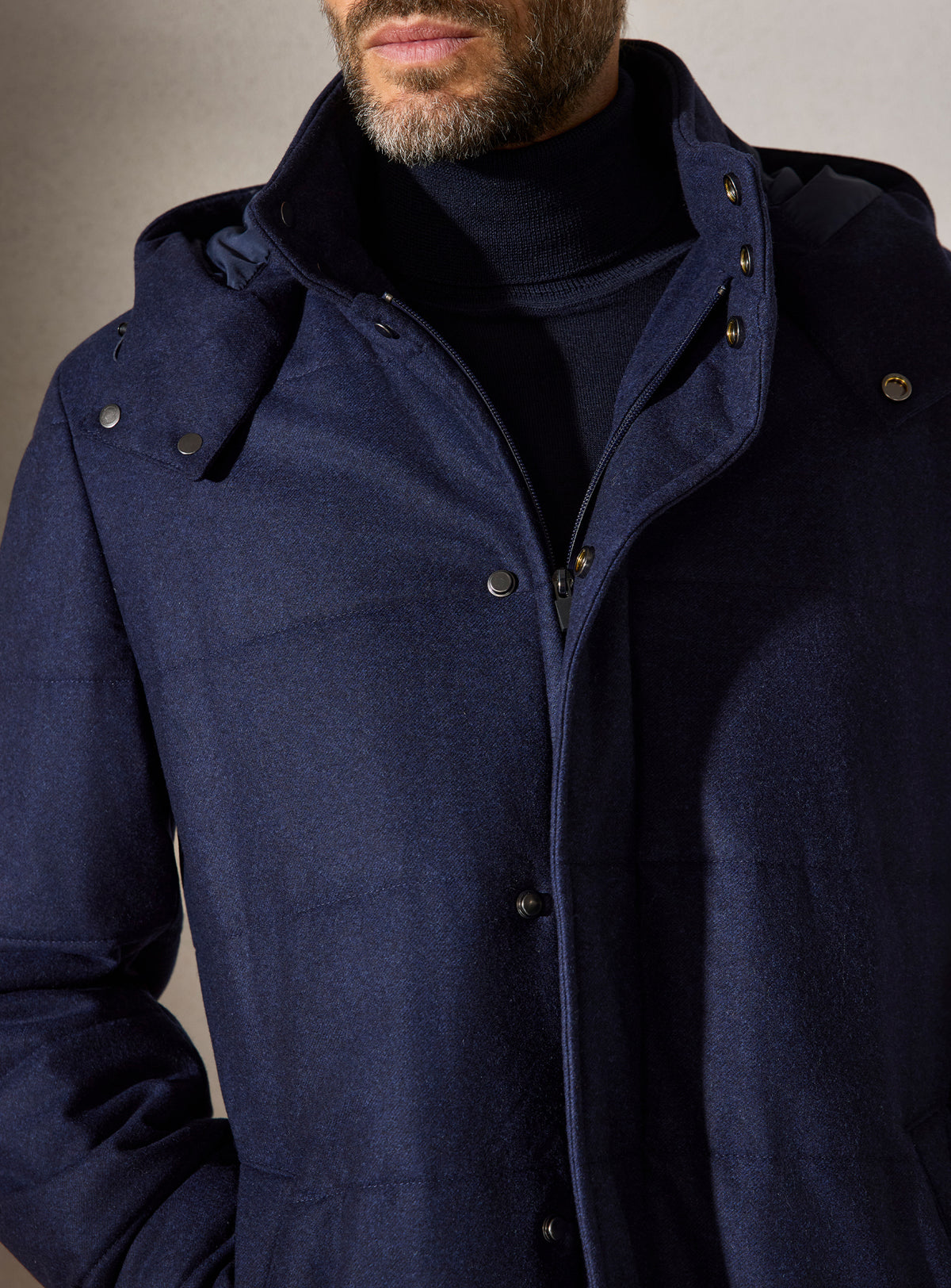 The Navy Reversible Parka