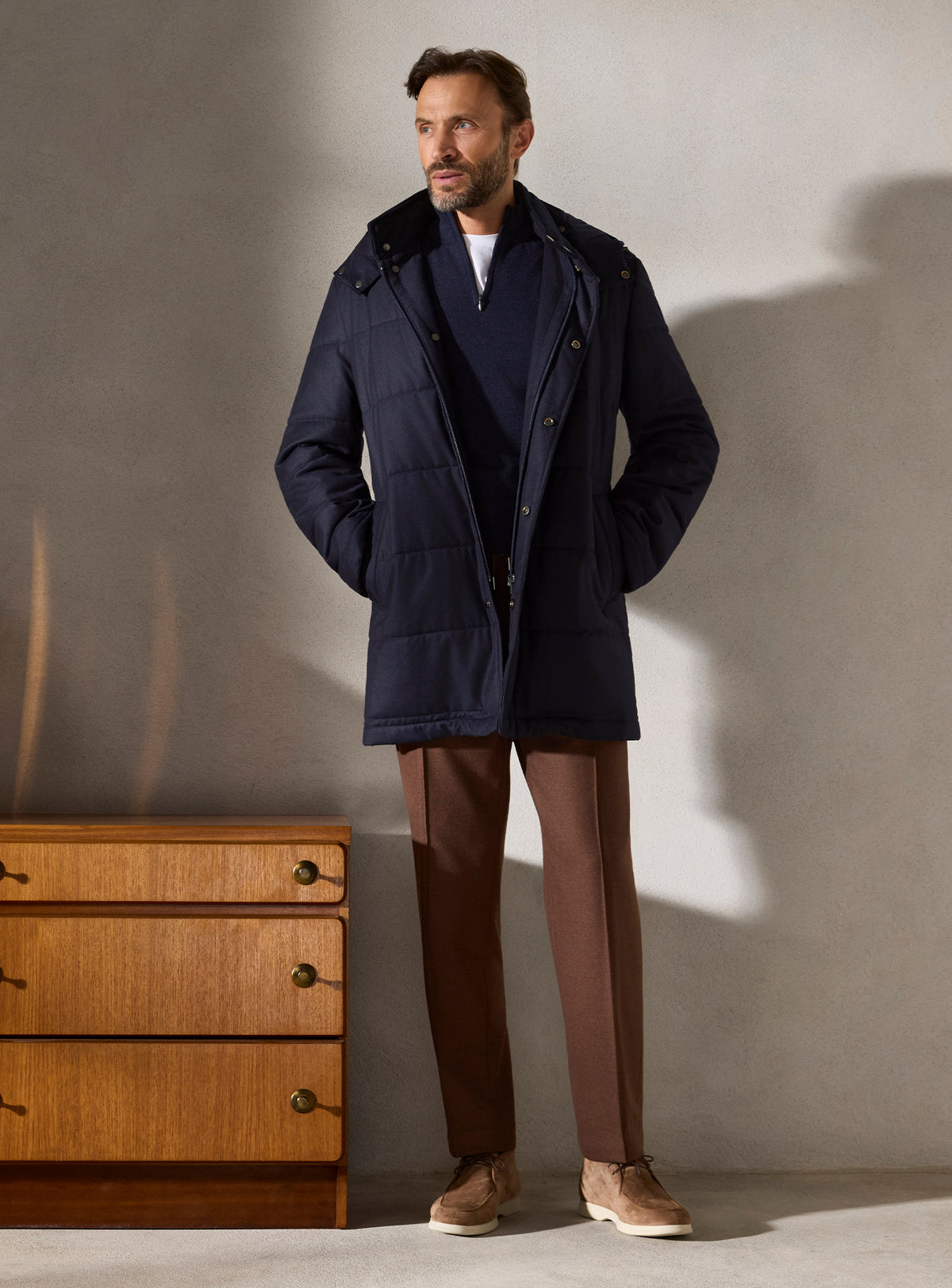 The Navy Reversible Parka