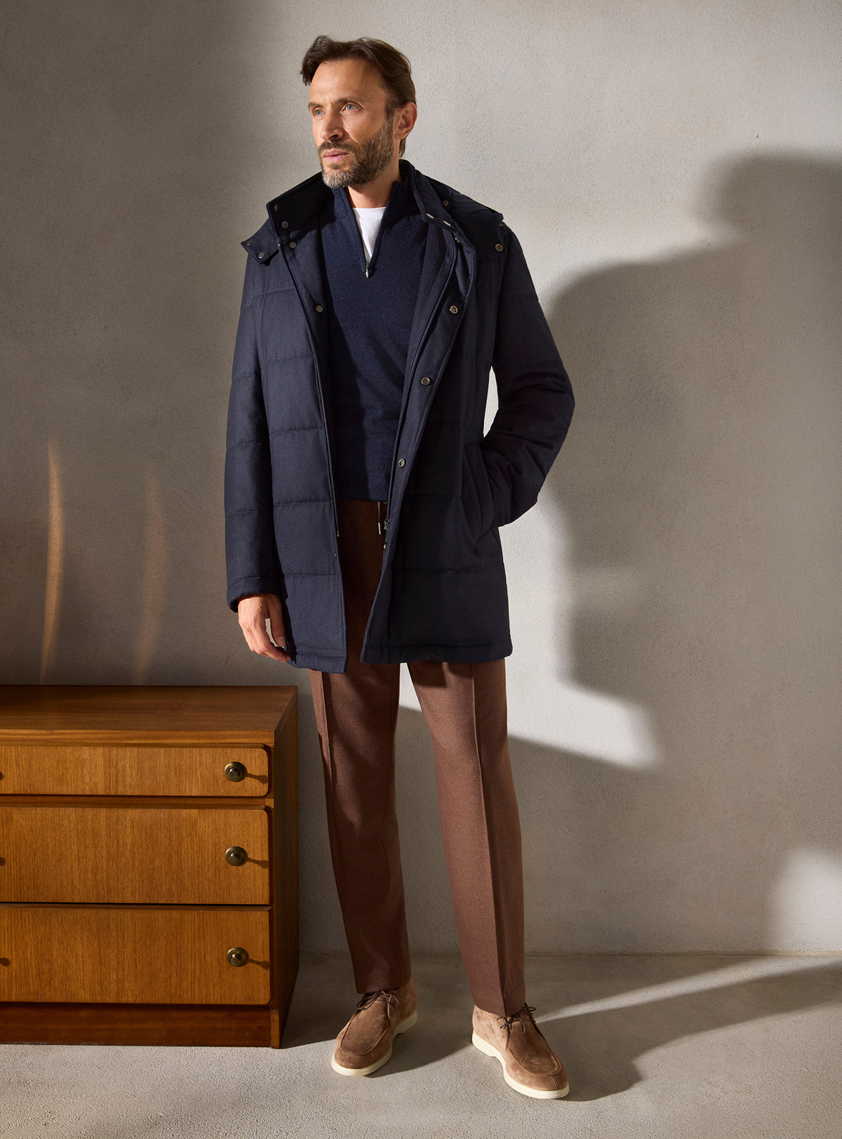 The Navy Reversible Parka